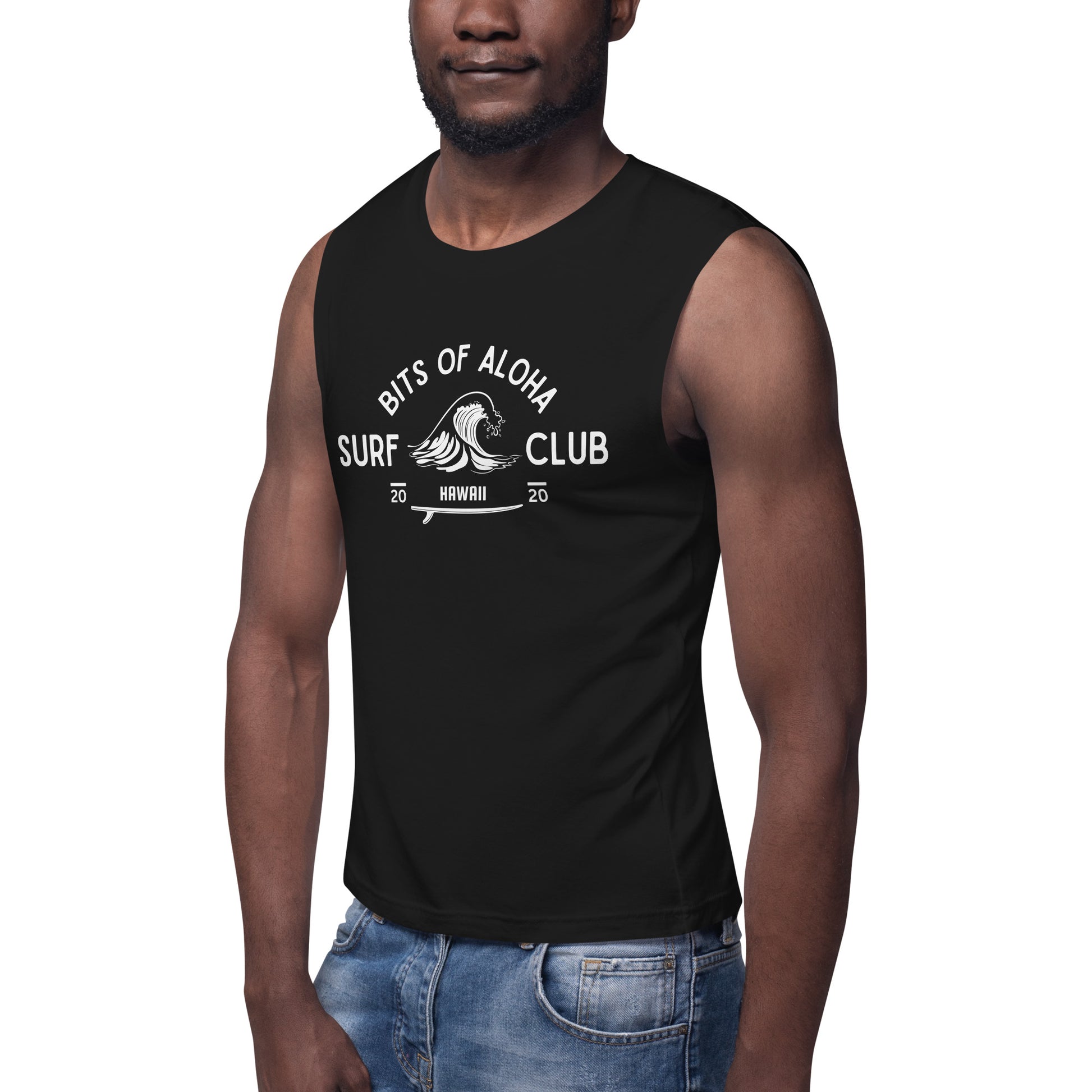 Bits of Aloha Surf Club Muscle Tank-Tank Top-Bits of Aloha