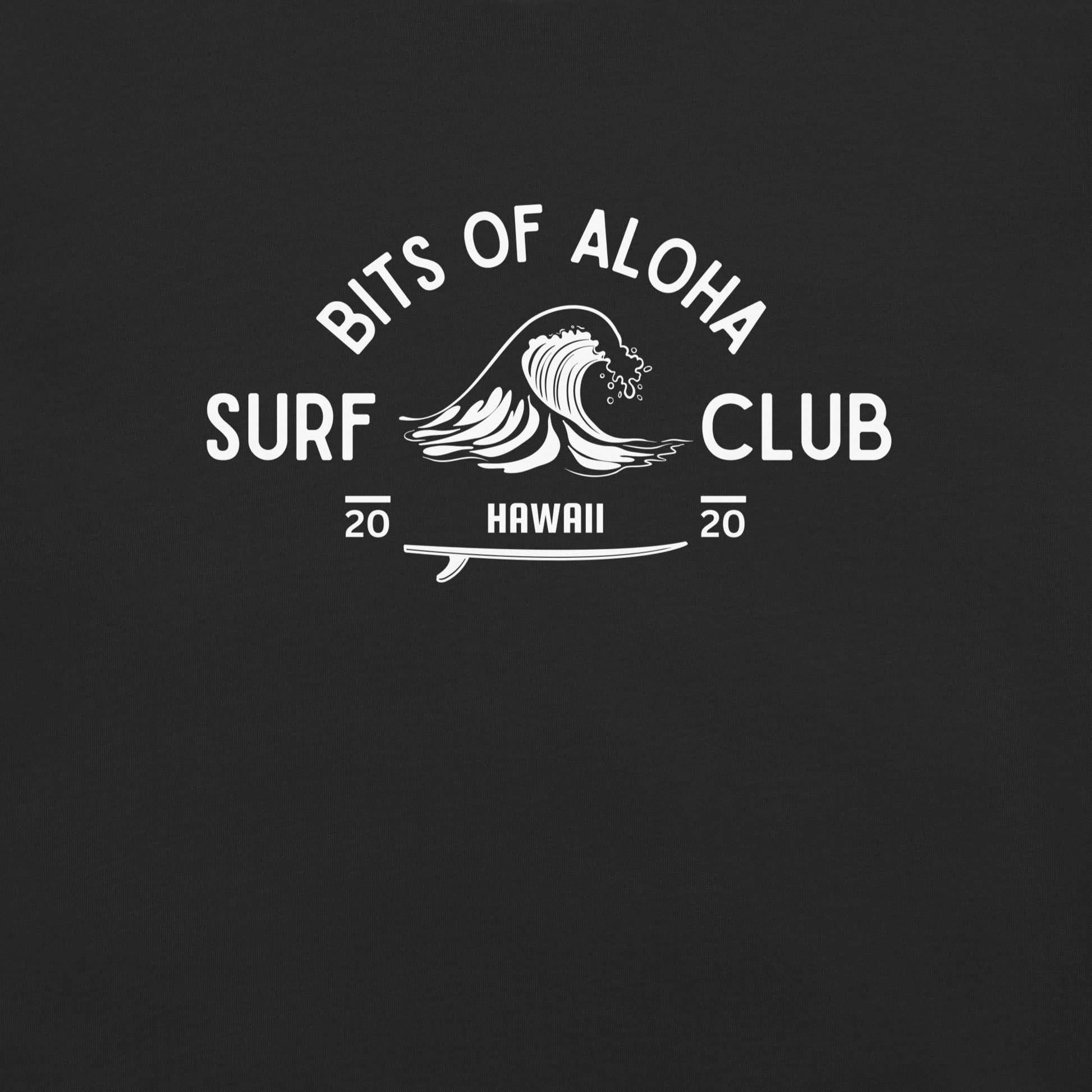 Bits of Aloha Surf Club Tee – Retro Wave Graphic T-Shirt-T-Shirt-Bits of Aloha