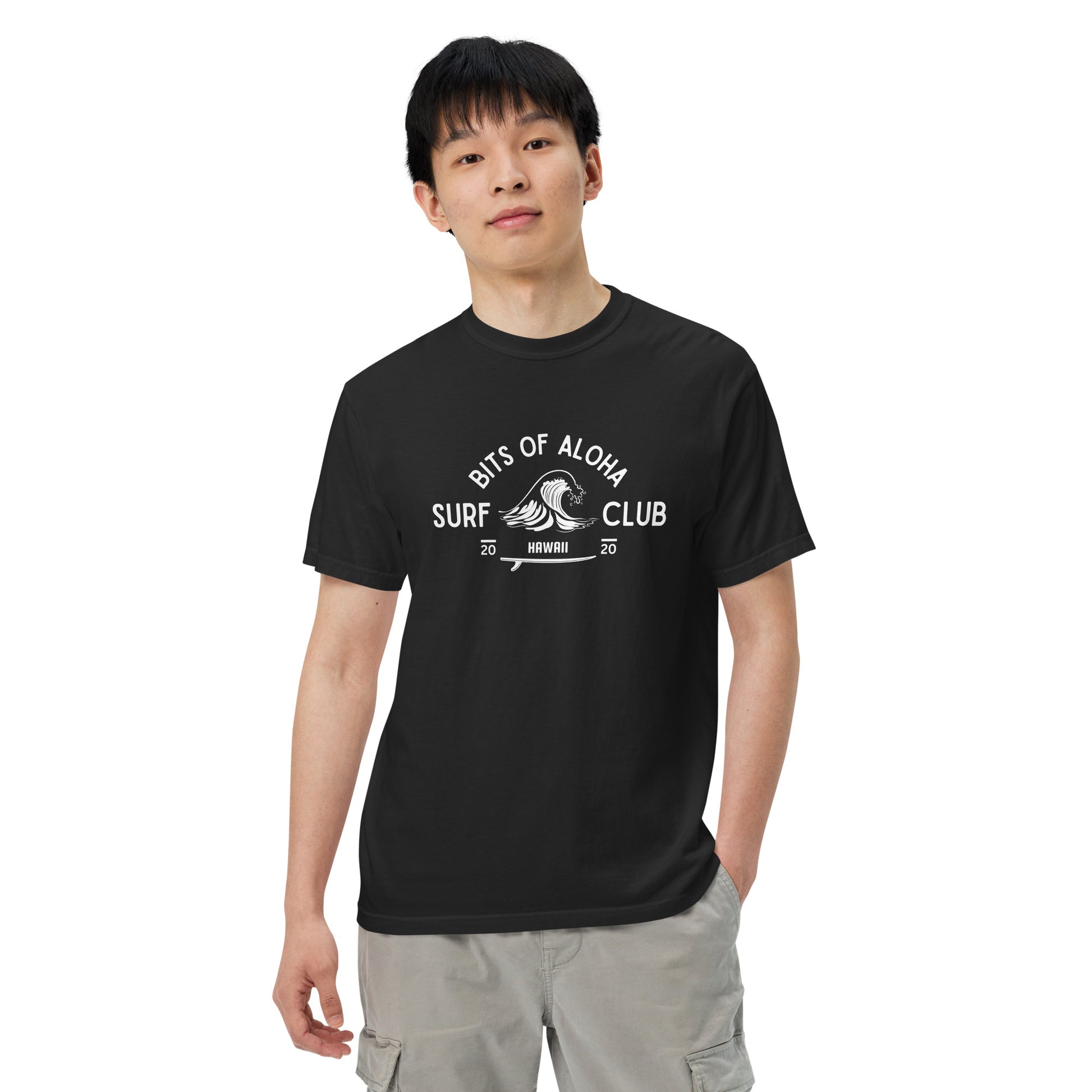 Bits of Aloha Surf Club Tee – Retro Wave Graphic T-Shirt-T-Shirt-Bits of Aloha