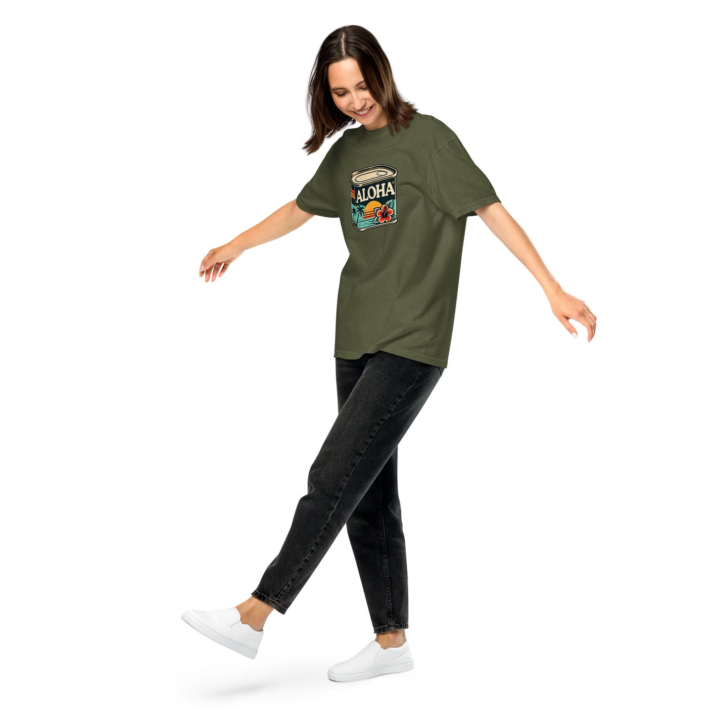 Can of Aloha Heavyweight T-Shirt-T-Shirt-Bits of Aloha