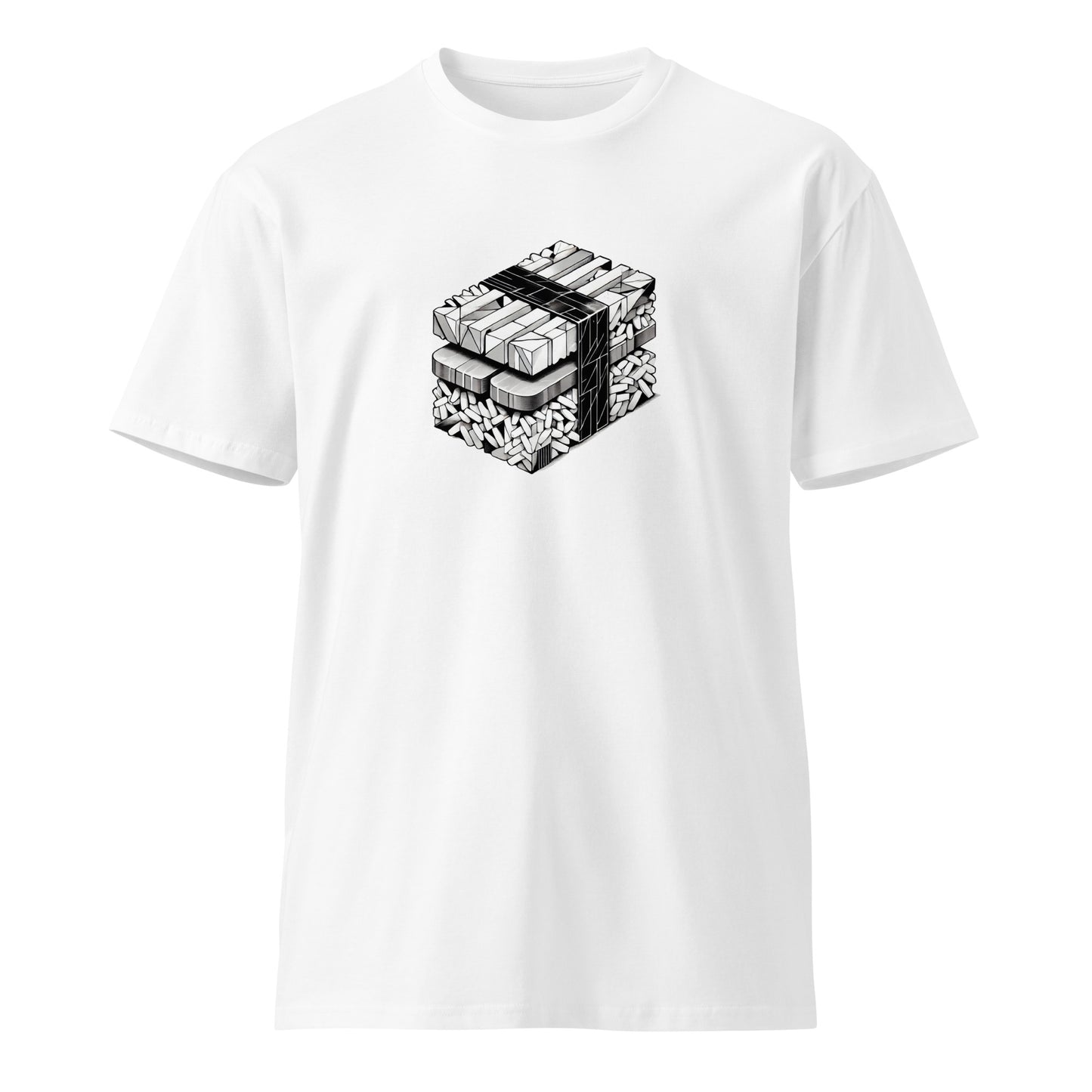 Cyber SPAM Musubi Premium Tee-T-Shirt-Bits of Aloha