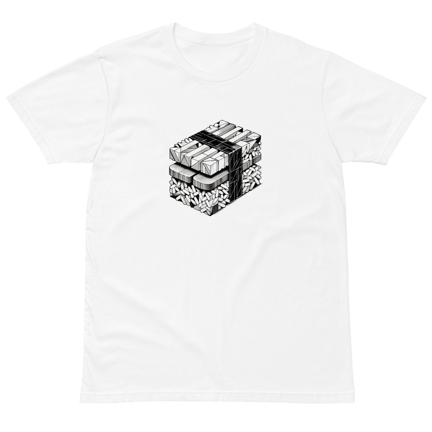 Cyber SPAM Musubi Premium Tee-T-Shirt-Bits of Aloha