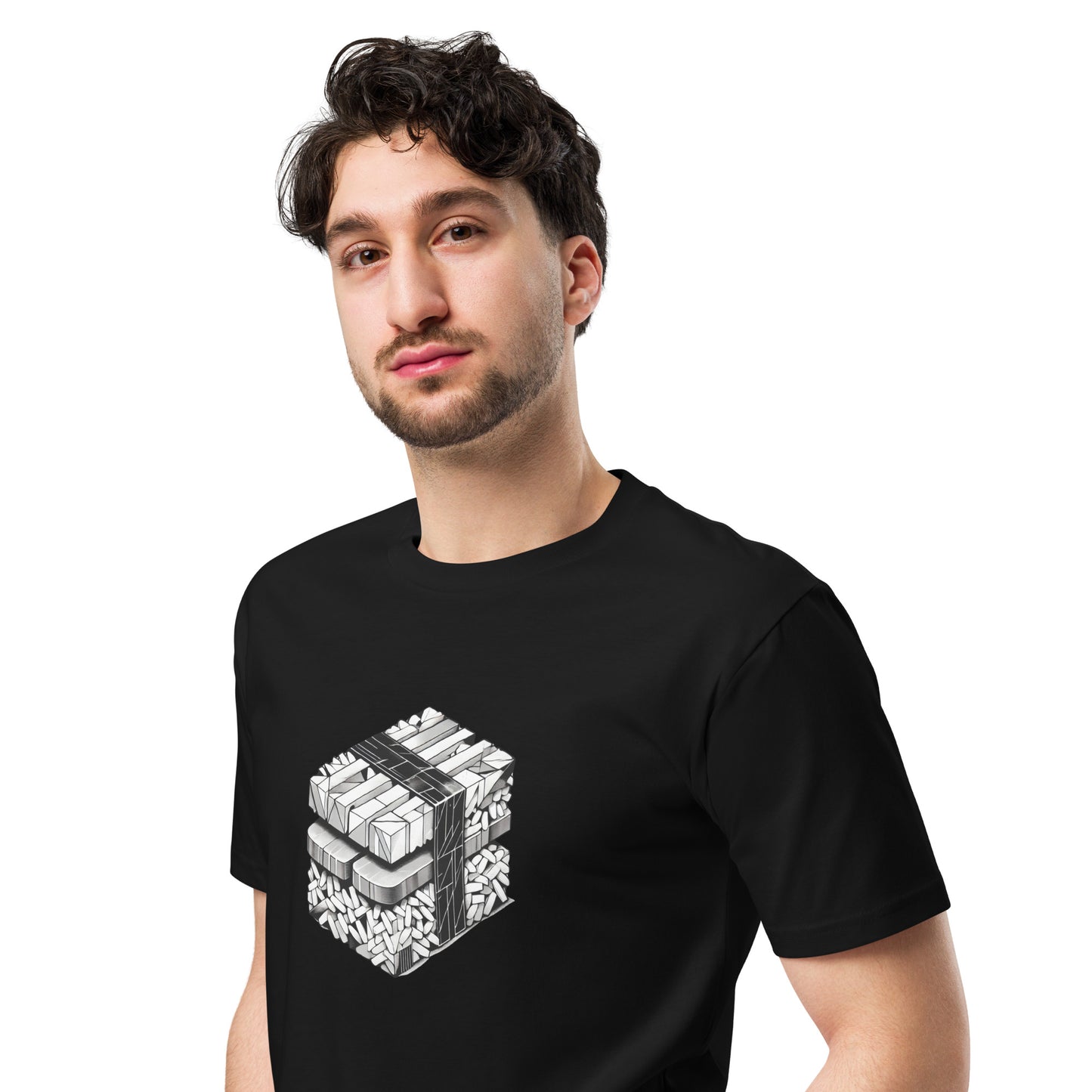 Cyber SPAM Musubi Premium Tee-T-Shirt-Bits of Aloha