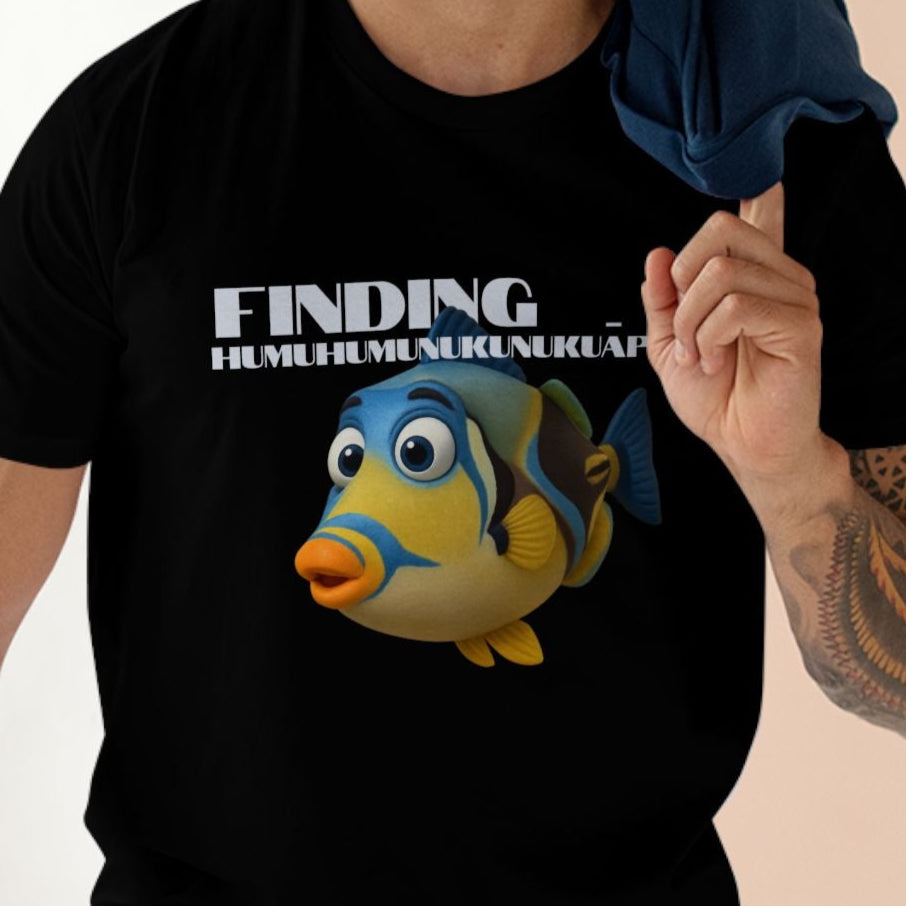 Finding Humuhumunukunukuapua'a Modern Fit Graphic Tee-T-Shirt-Bits of Aloha