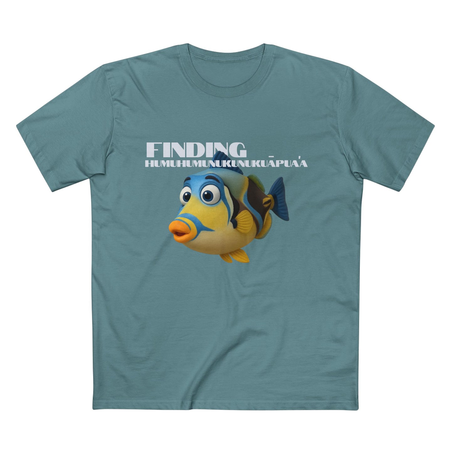 Finding Humuhumunukunukuapua'a Modern Fit Graphic Tee-T-Shirt-Bits of Aloha