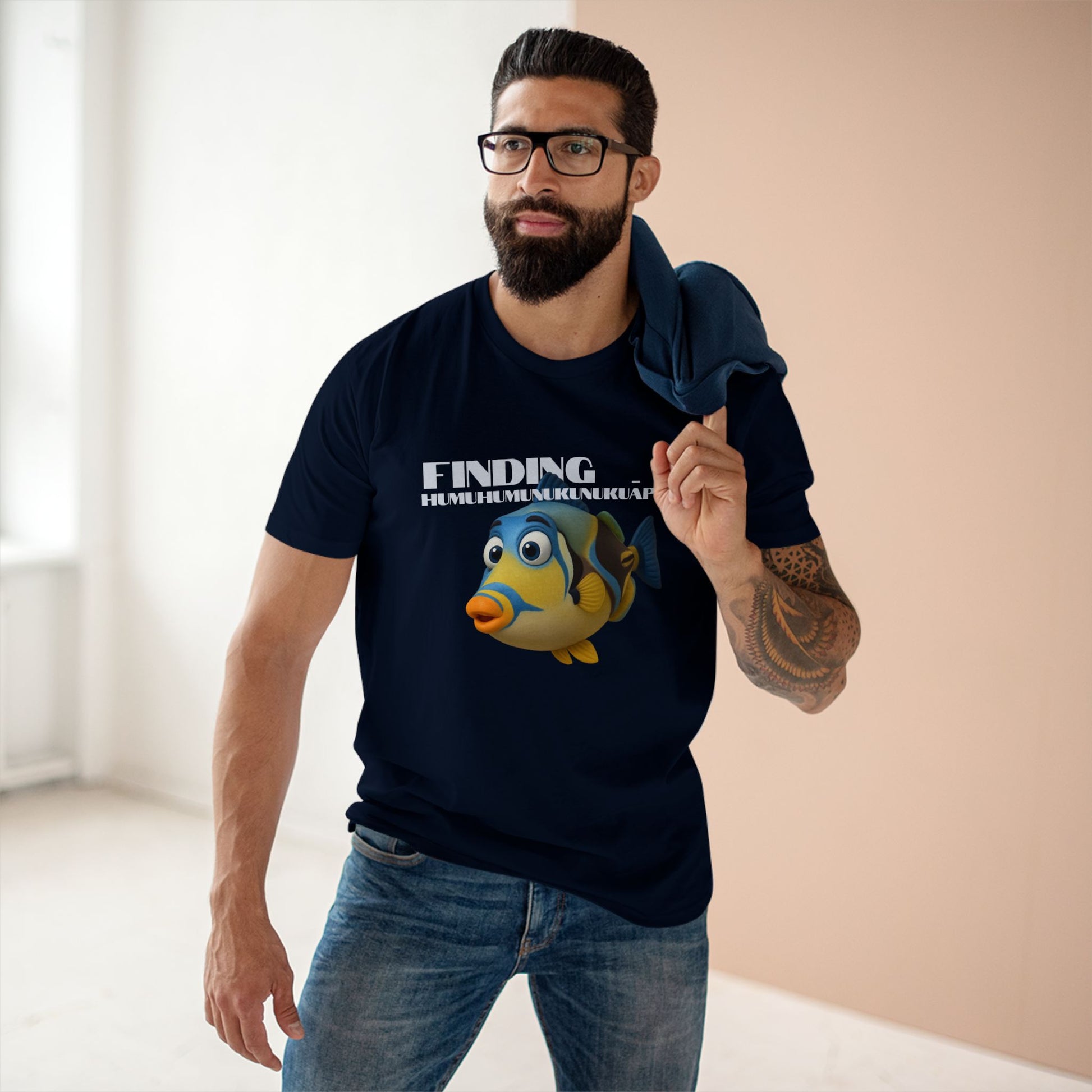 Finding Humuhumunukunukuapua'a Modern Fit Graphic Tee-T-Shirt-Bits of Aloha