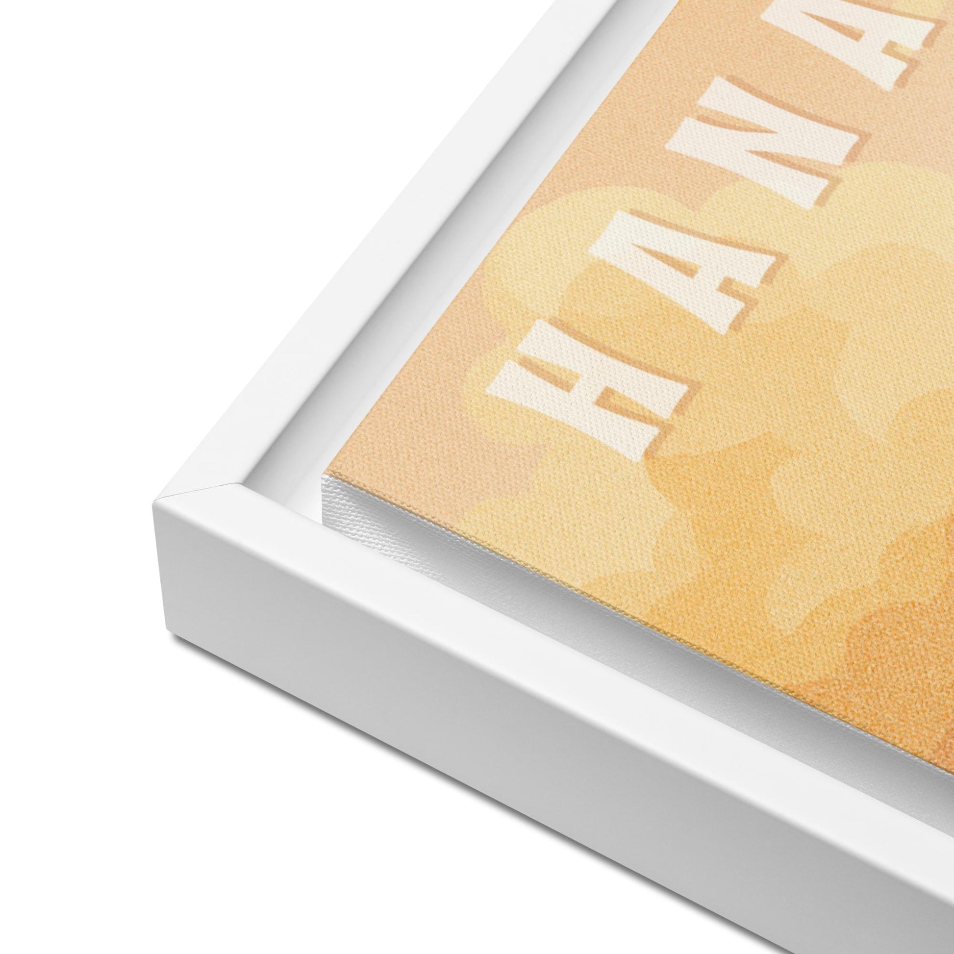 Hanalei Bay Retro Art Framed Canvas-Art-Bits of Aloha