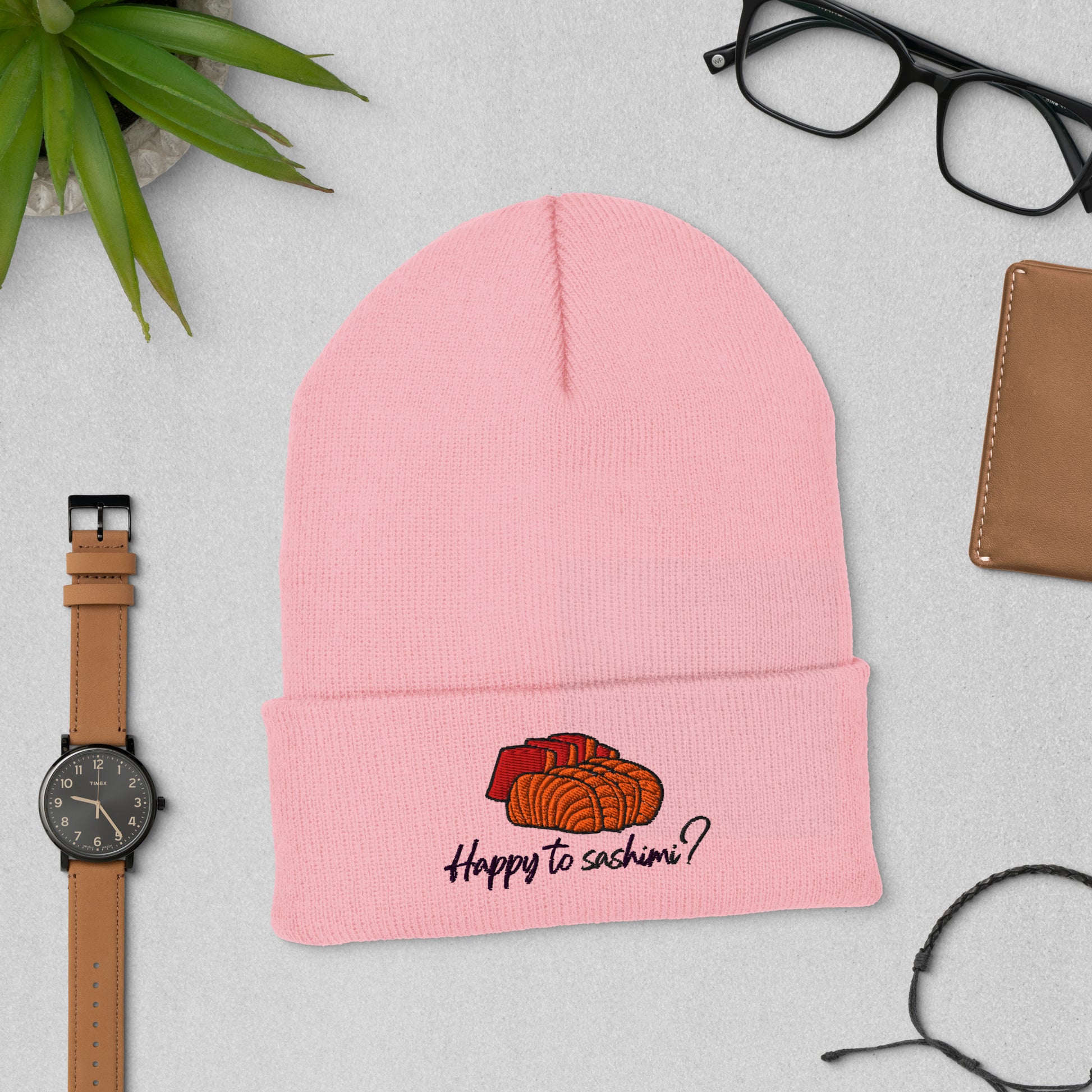 Happy to Sashimi? Cuffed Beanie-Hat-Bits of Aloha