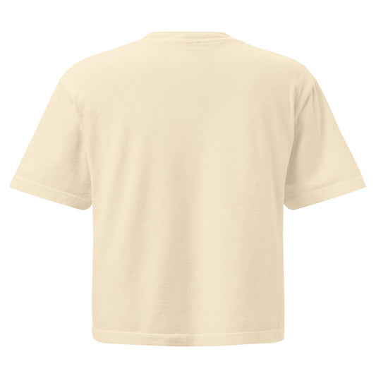 Hawaiian Coral Quilt Boxy Tee – Garment-Dyed Aloha-Inspired T-Shirt-T-Shirt-Bits of Aloha