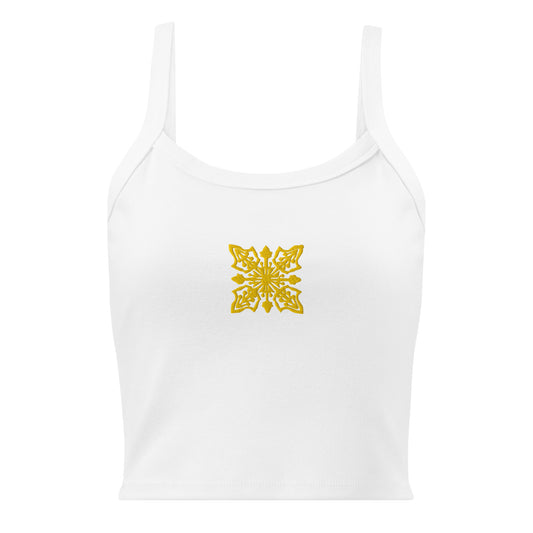Hawaiian Quilt Embroidered Rib Tank Top-Tank Top-Bits of Aloha