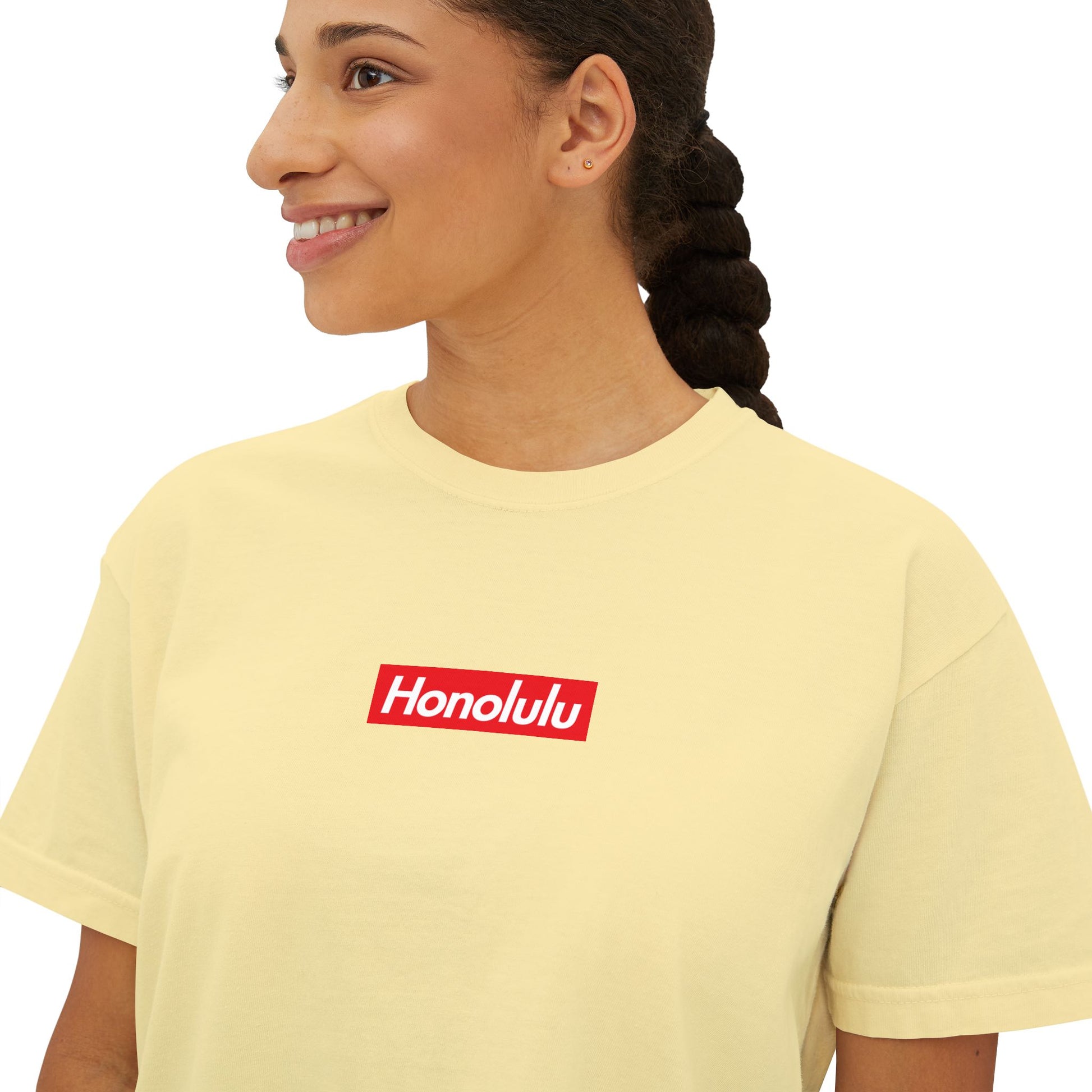 Honolulu Boxy Tee-T-Shirt-Bits of Aloha