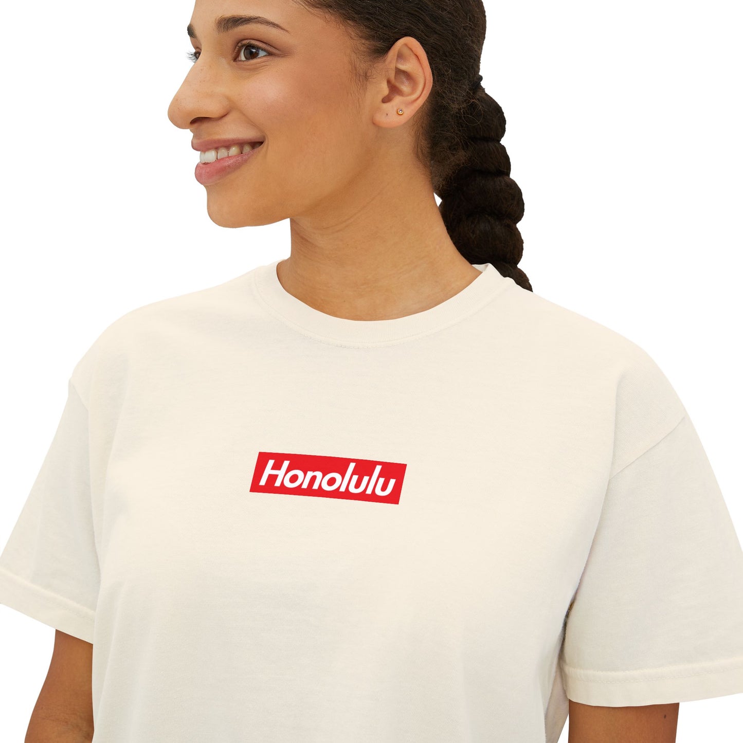 Honolulu Boxy Tee-T-Shirt-Bits of Aloha