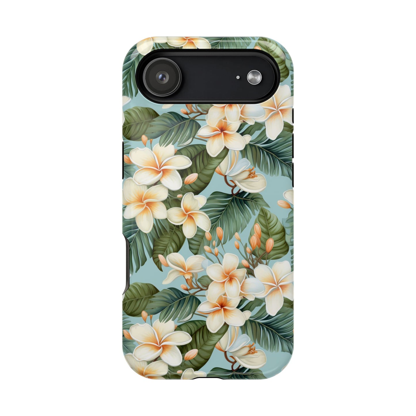 iPhone 17 MagSafe® Colorful Plumeria Case with Embedded Magnets for Accessories