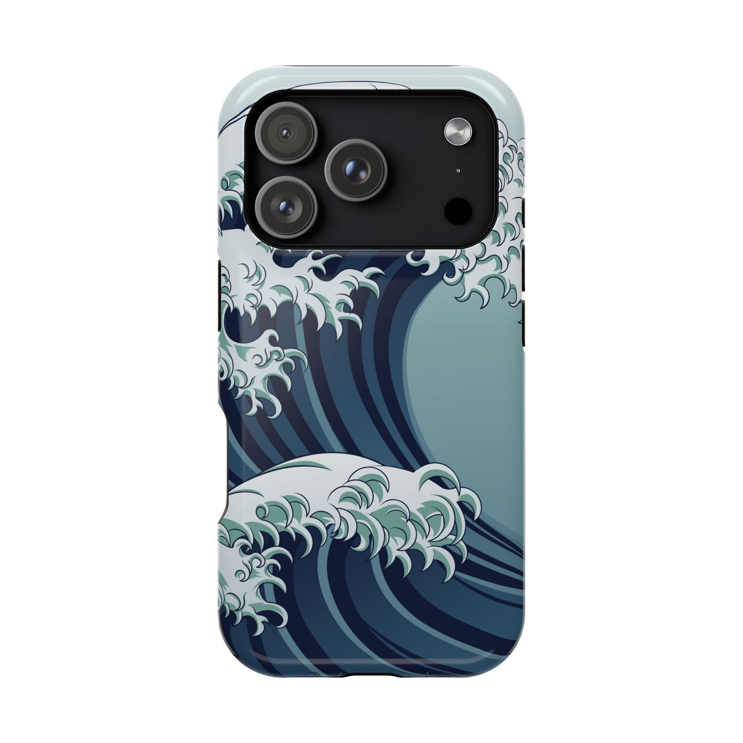 iPhone 17 MagSafe® Great Wave Case with Embedded Magnets for Accessories