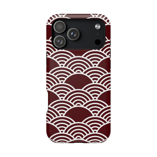 iPhone 17 MagSafe® Maroon Pacific Case with Embedded Magnets for Accessories