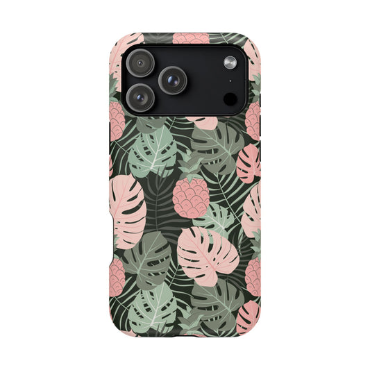 iPhone 17 MagSafe® Tropical Foliage Case with Embedded Magnets for Accessories