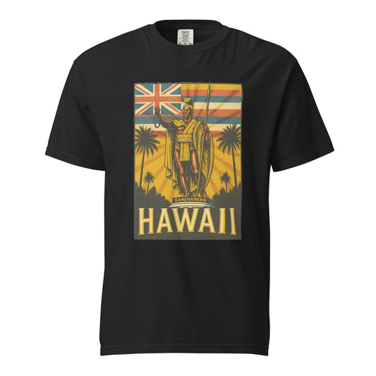 King Kamehameha Premium Graphic Tee – Hawaiian Heritage T-Shirt-T-Shirt-Bits of Aloha