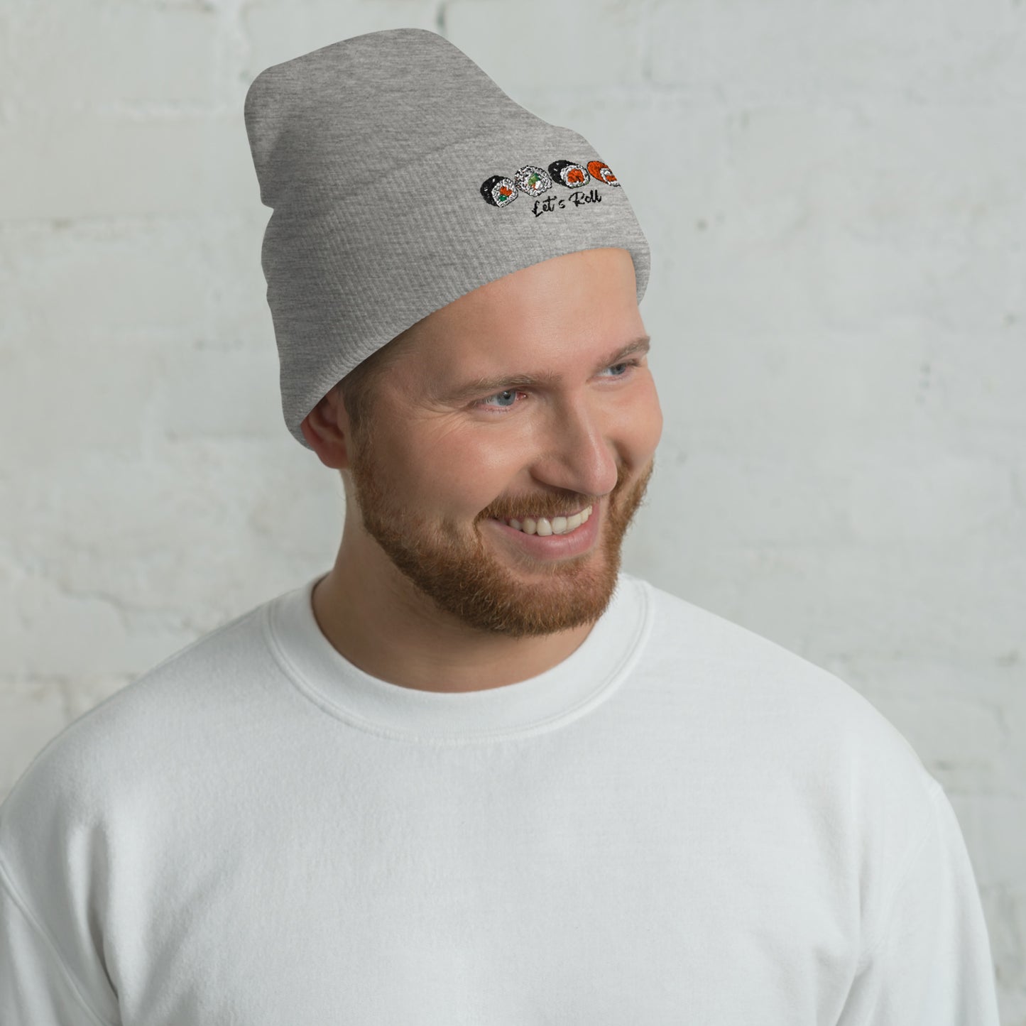 Let's Roll Sushi Lovers Cuffed Beanie-Hat-Bits of Aloha