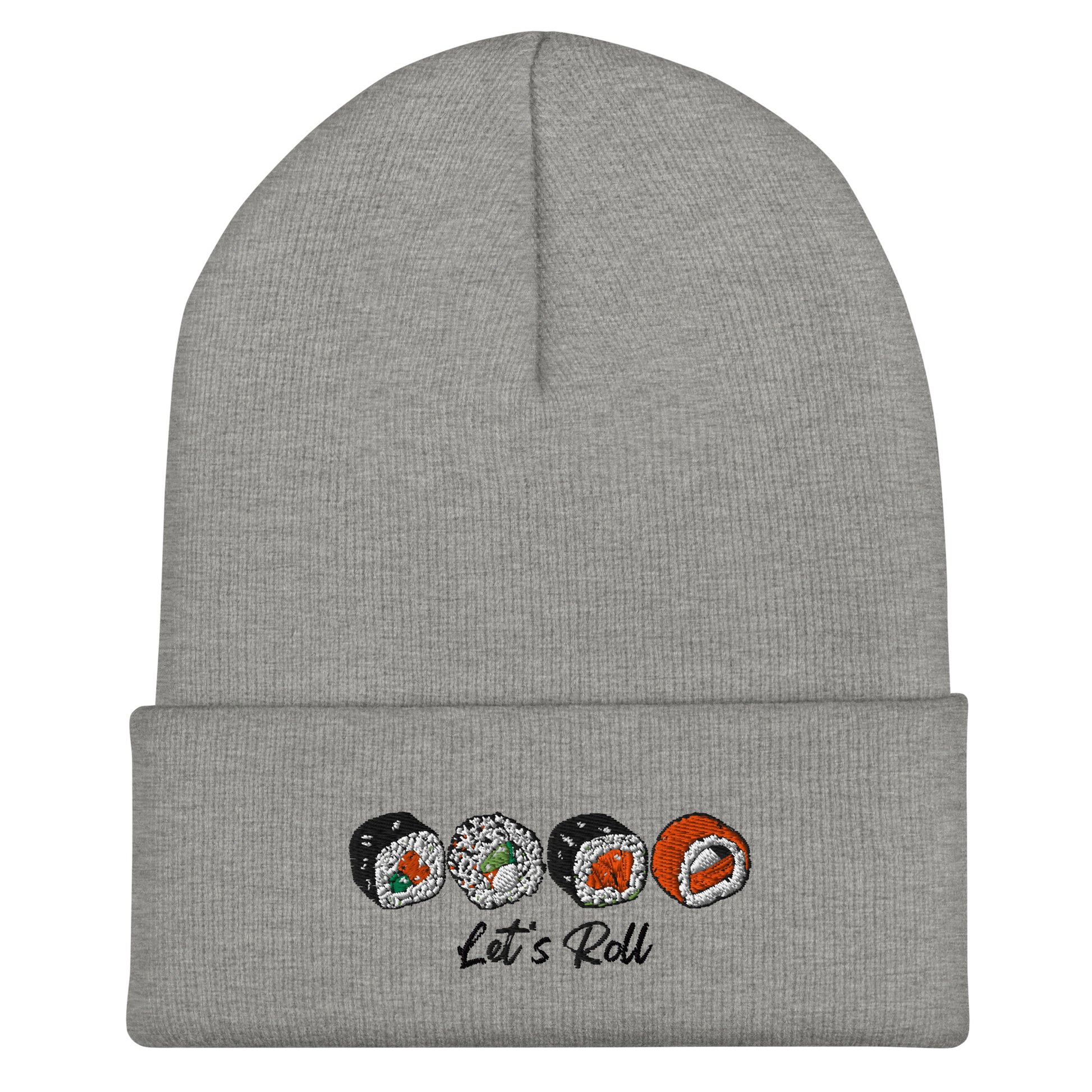 Let's Roll Sushi Lovers Cuffed Beanie-Hat-Bits of Aloha