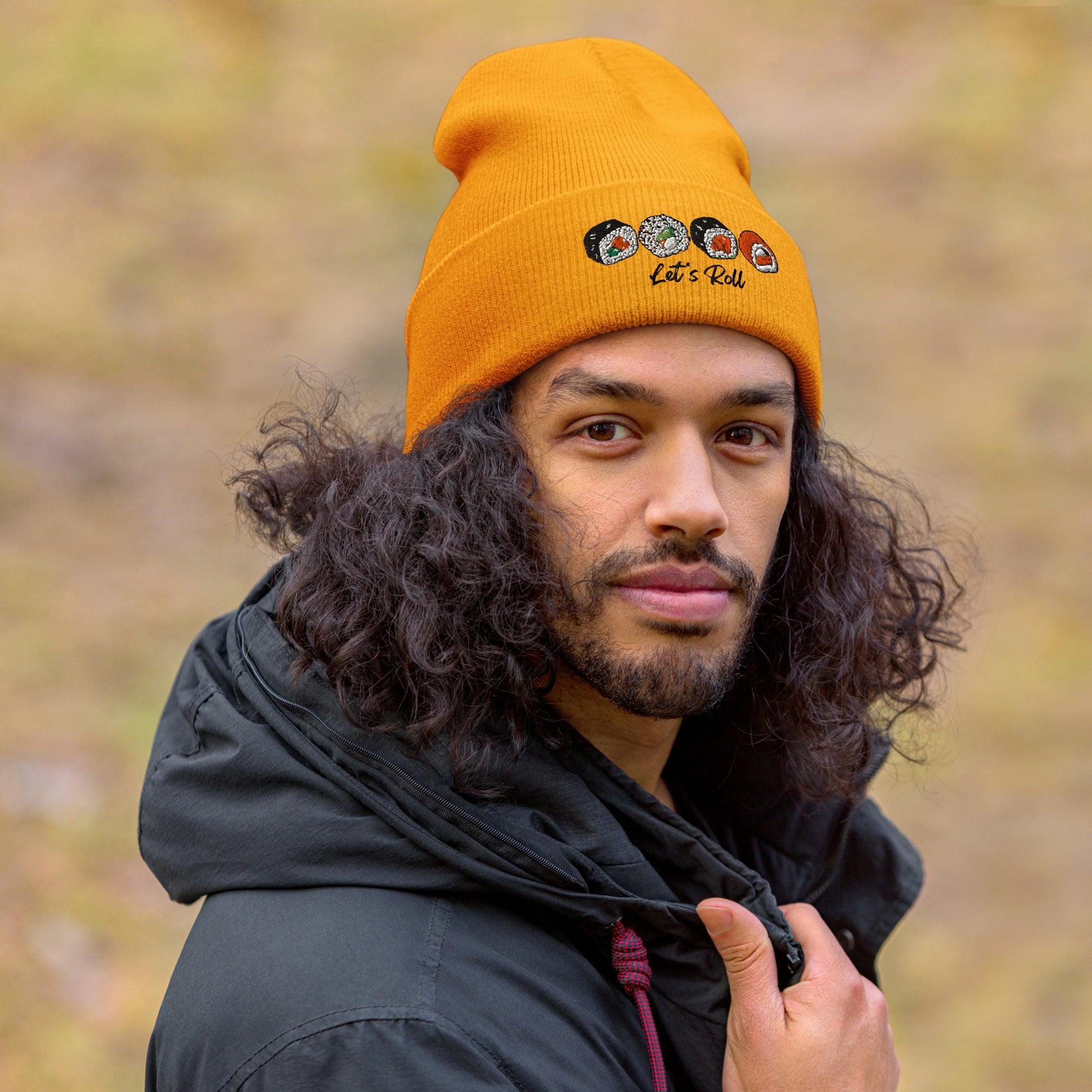 Let's Roll Sushi Lovers Cuffed Beanie-Hat-Bits of Aloha