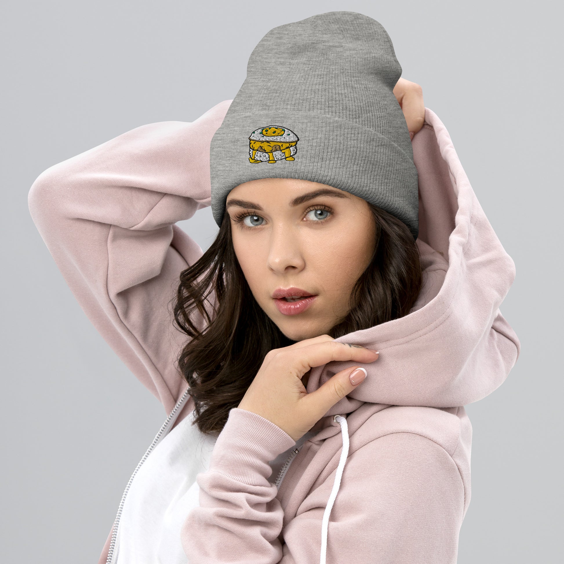 Loco Moco Local Grindz Cuffed Beanie-Hat-Bits of Aloha