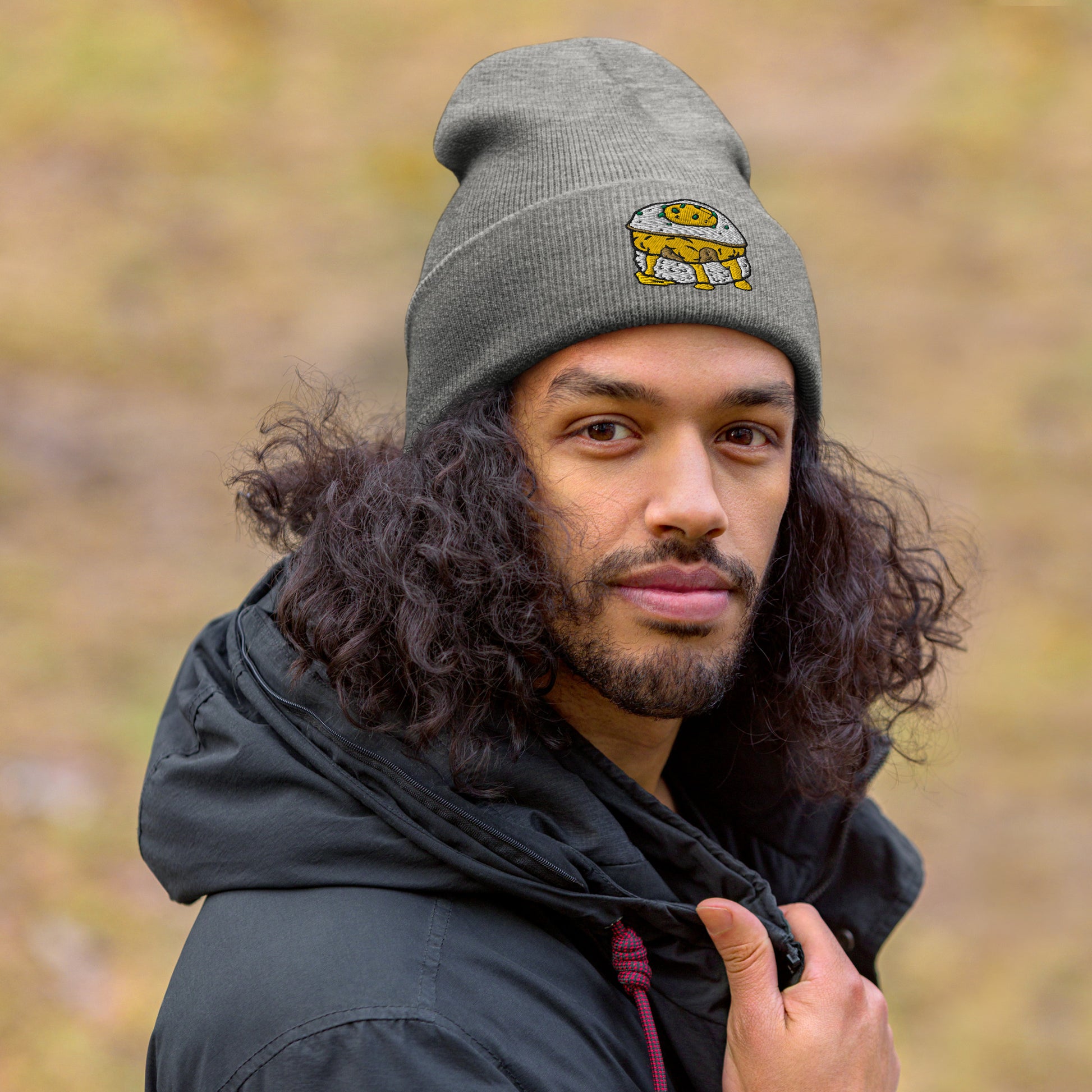 Loco Moco Local Grindz Cuffed Beanie-Hat-Bits of Aloha