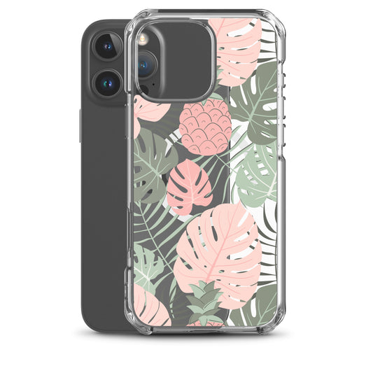 Tropical Foliage MagSafe® clear case for iPhone 14-16 models-Phone Case-Bits of Aloha