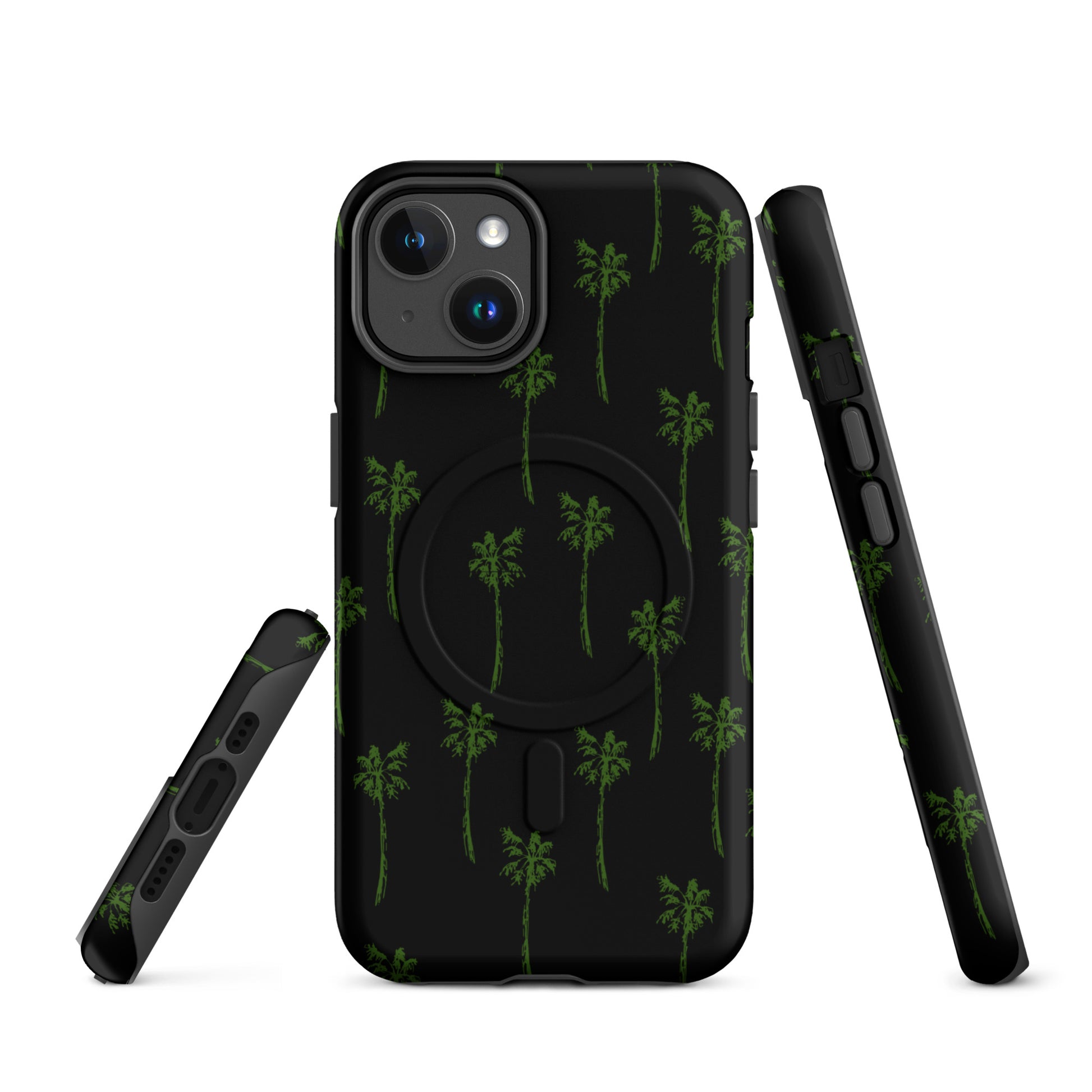 Tropical Palms MagSafe® Tough Case for iPhone 14-16-Phone Case-Bits of Aloha