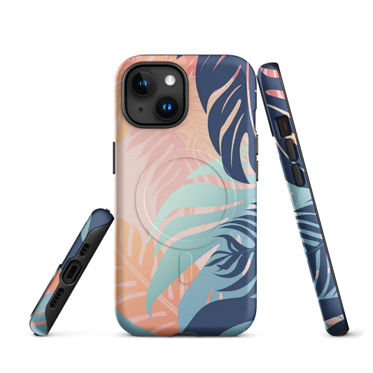 Retro Tropical MagSafe® Tough Case for iPhone 14-16-Bits of Aloha