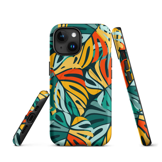 Monstera Madness MagSafe® Tough Case for iPhone 14-16-Bits of Aloha