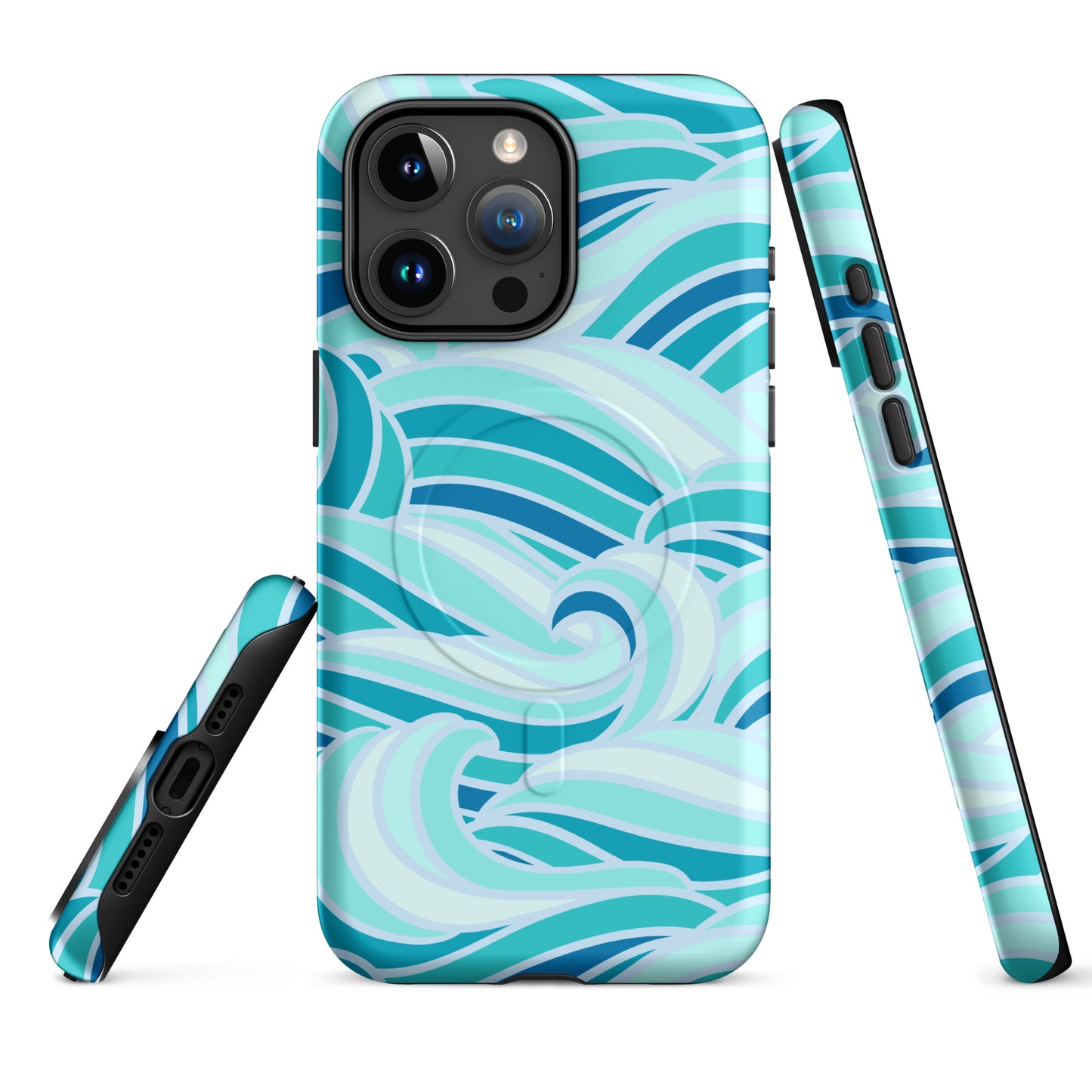 Aqua Oceans MagSafe® Tough Case for iPhone 14-16-Bits of Aloha
