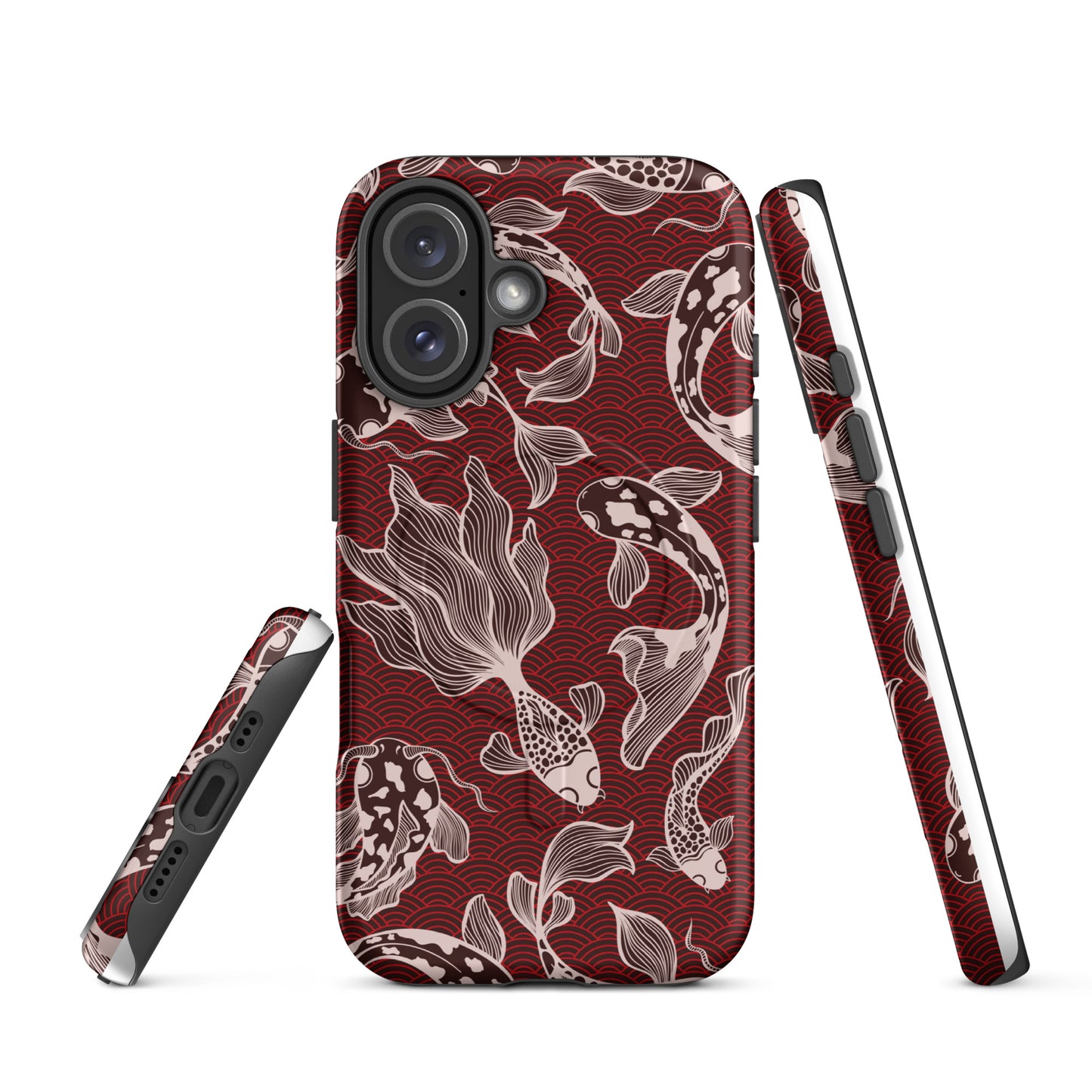 Red Koi MagSafe® Tough Case for iPhone 14-16-Bits of Aloha