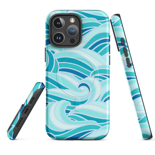 Aqua Oceans MagSafe® Tough Case for iPhone 14-16-Bits of Aloha