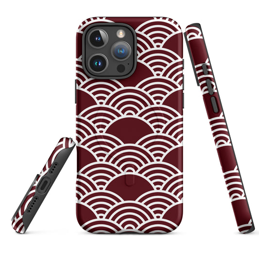 Maroon Pacific MagSafe® Tough Case for iPhone 14-16-Bits of Aloha