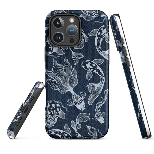Blue Koi MagSafe® Tough Case for iPhone 14-16-Bits of Aloha