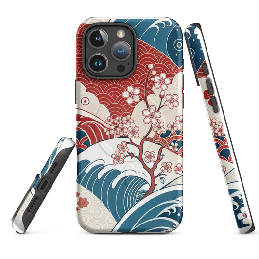 Japanscape MagSafe® tough case for iPhone® 14-16-Bits of Aloha