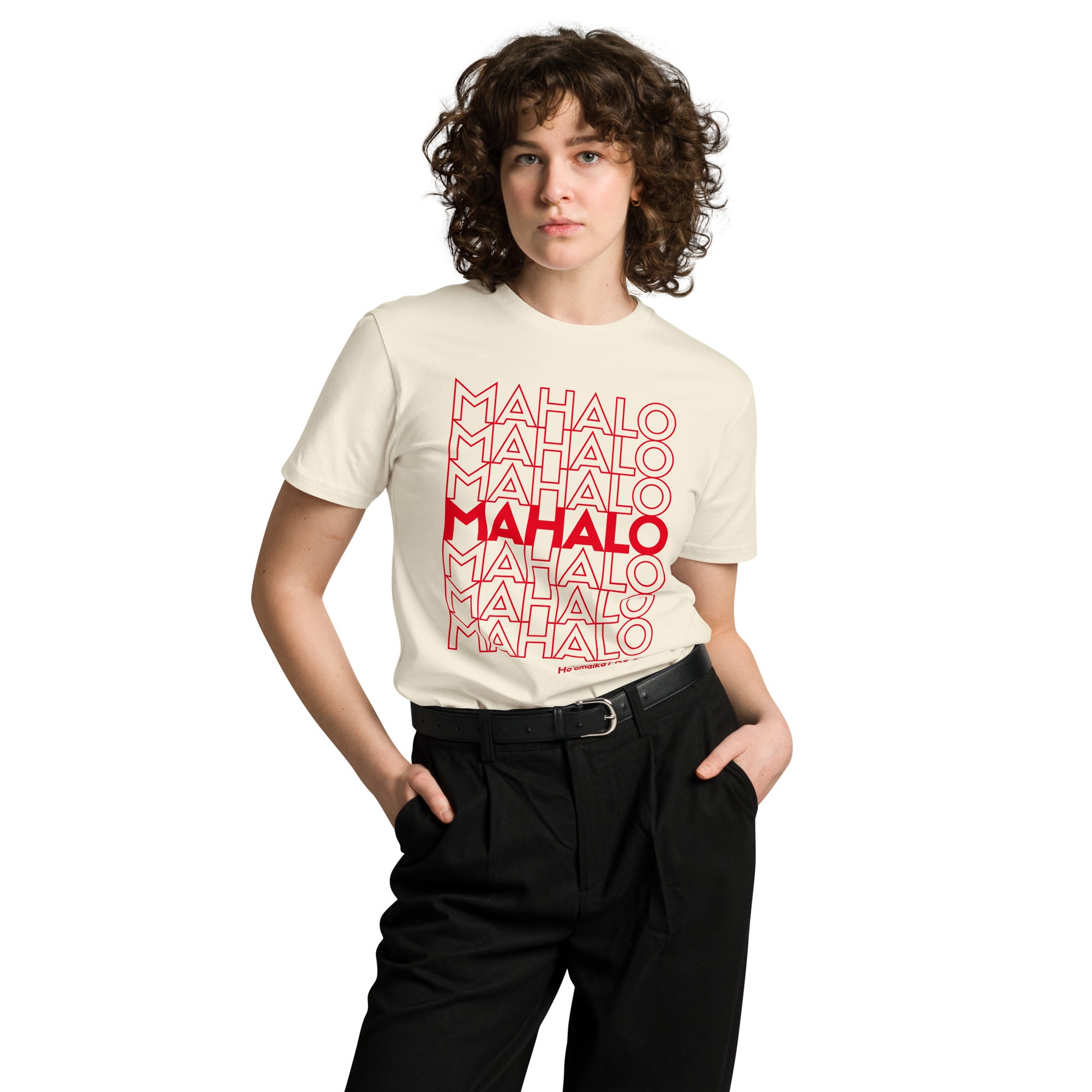 Mahalo Thank You Premium Tee-T-Shirt-Bits of Aloha
