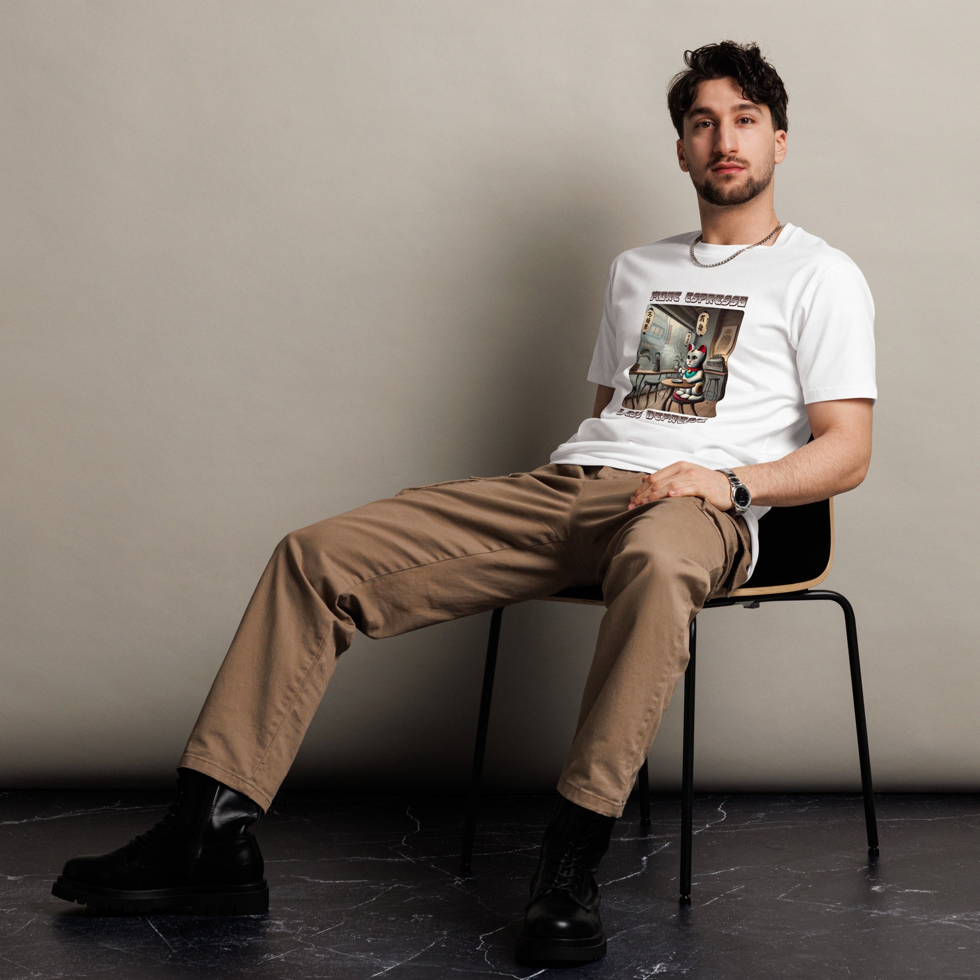 More Espresso Less Depresso Premium Tee-T-Shirt-Bits of Aloha