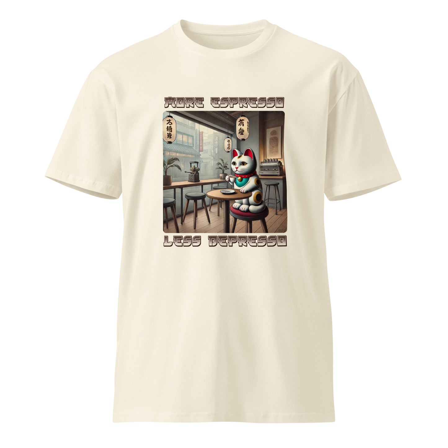 More Espresso Less Depresso Premium Tee-T-Shirt-Bits of Aloha