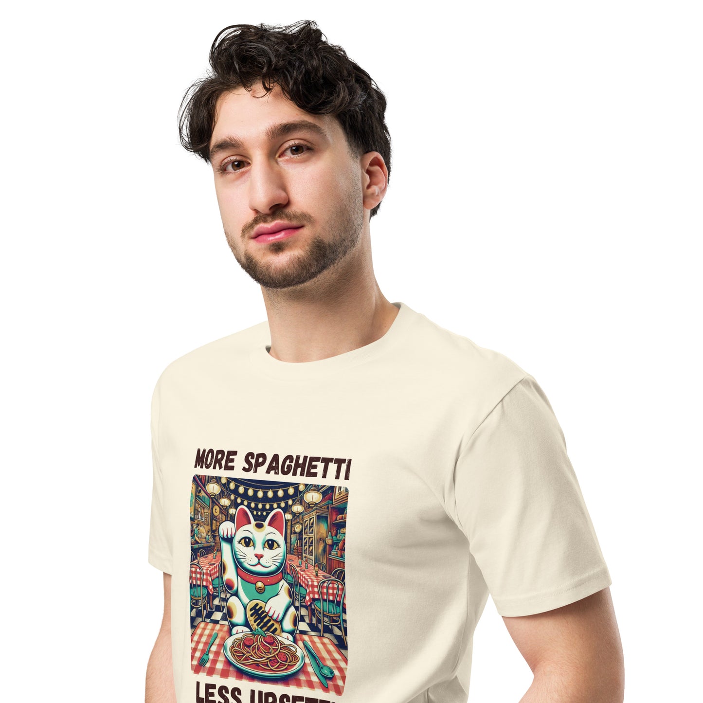 More Spaghetti Less Upsetti Premium Tee-T-Shirt-Bits of Aloha
