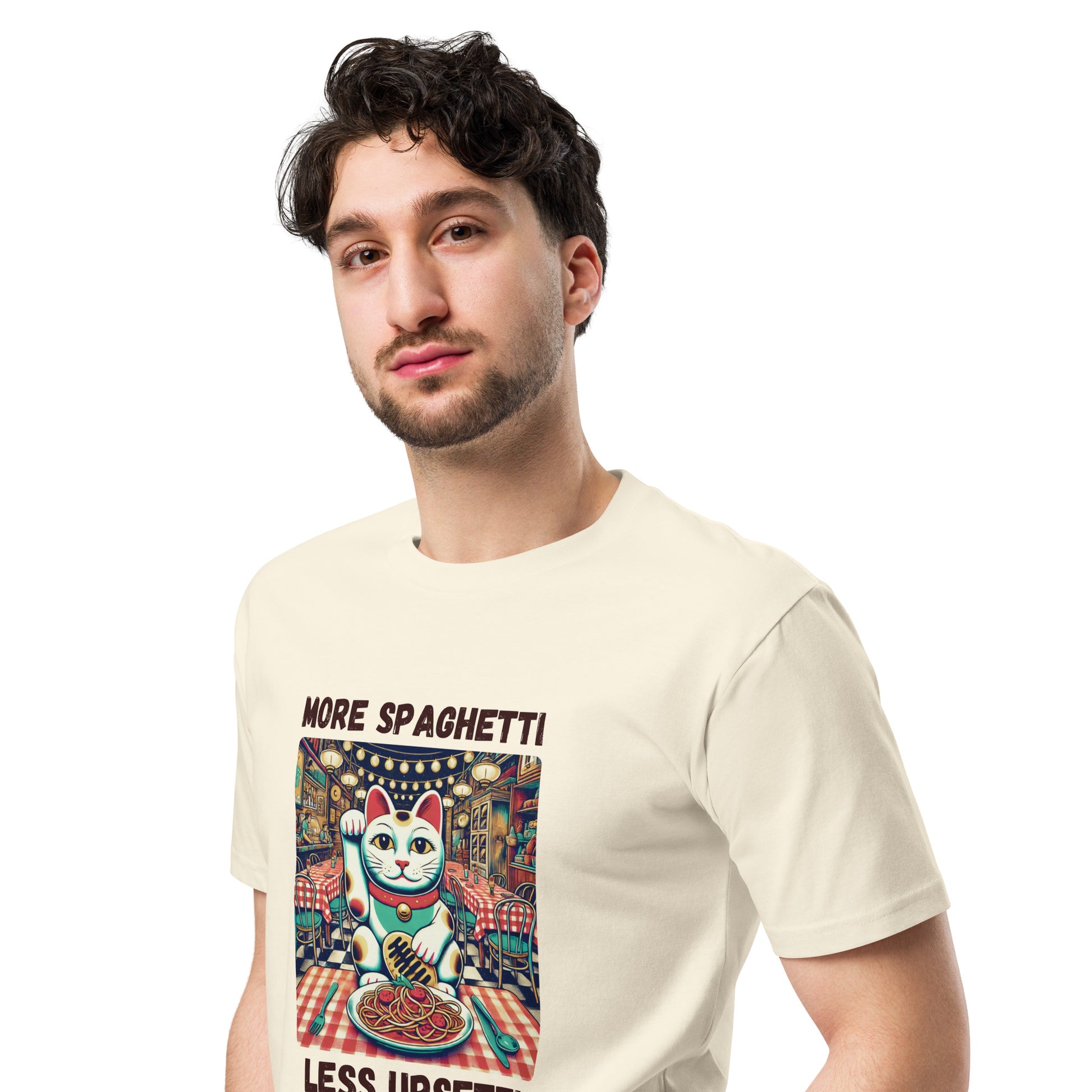 More Spaghetti Less Upsetti Premium Tee-T-Shirt-Bits of Aloha