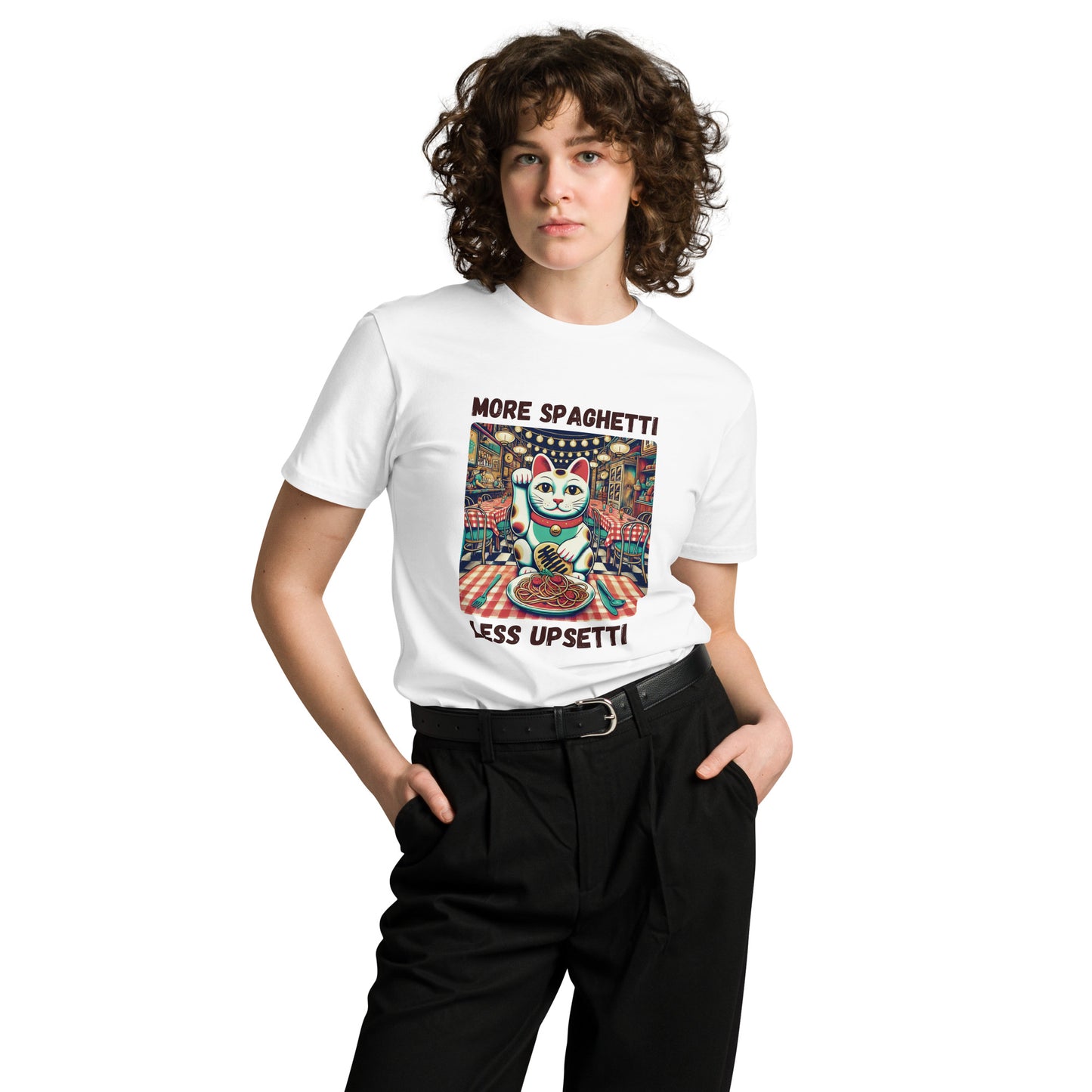 More Spaghetti Less Upsetti Premium Tee-T-Shirt-Bits of Aloha