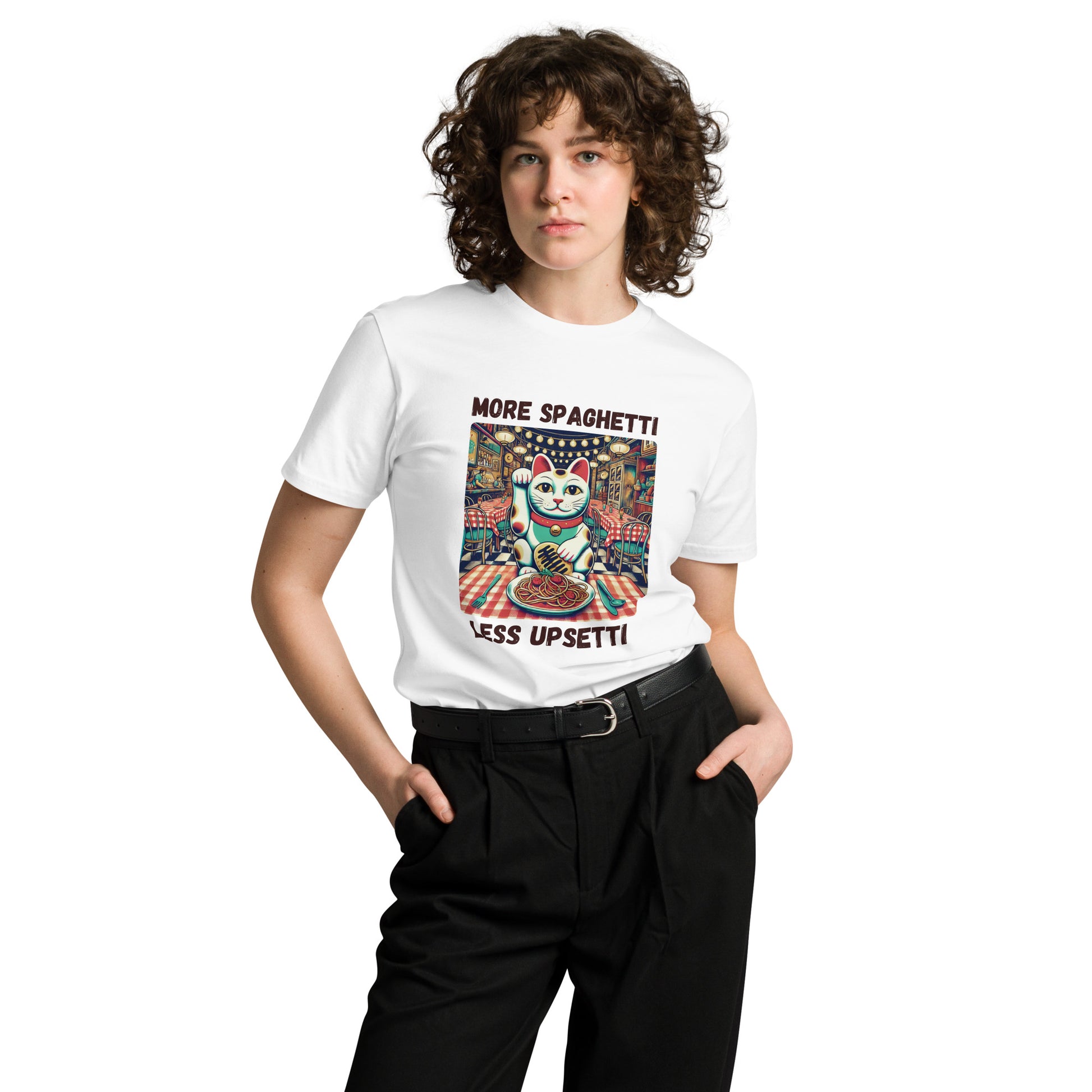 More Spaghetti Less Upsetti Premium Tee-T-Shirt-Bits of Aloha
