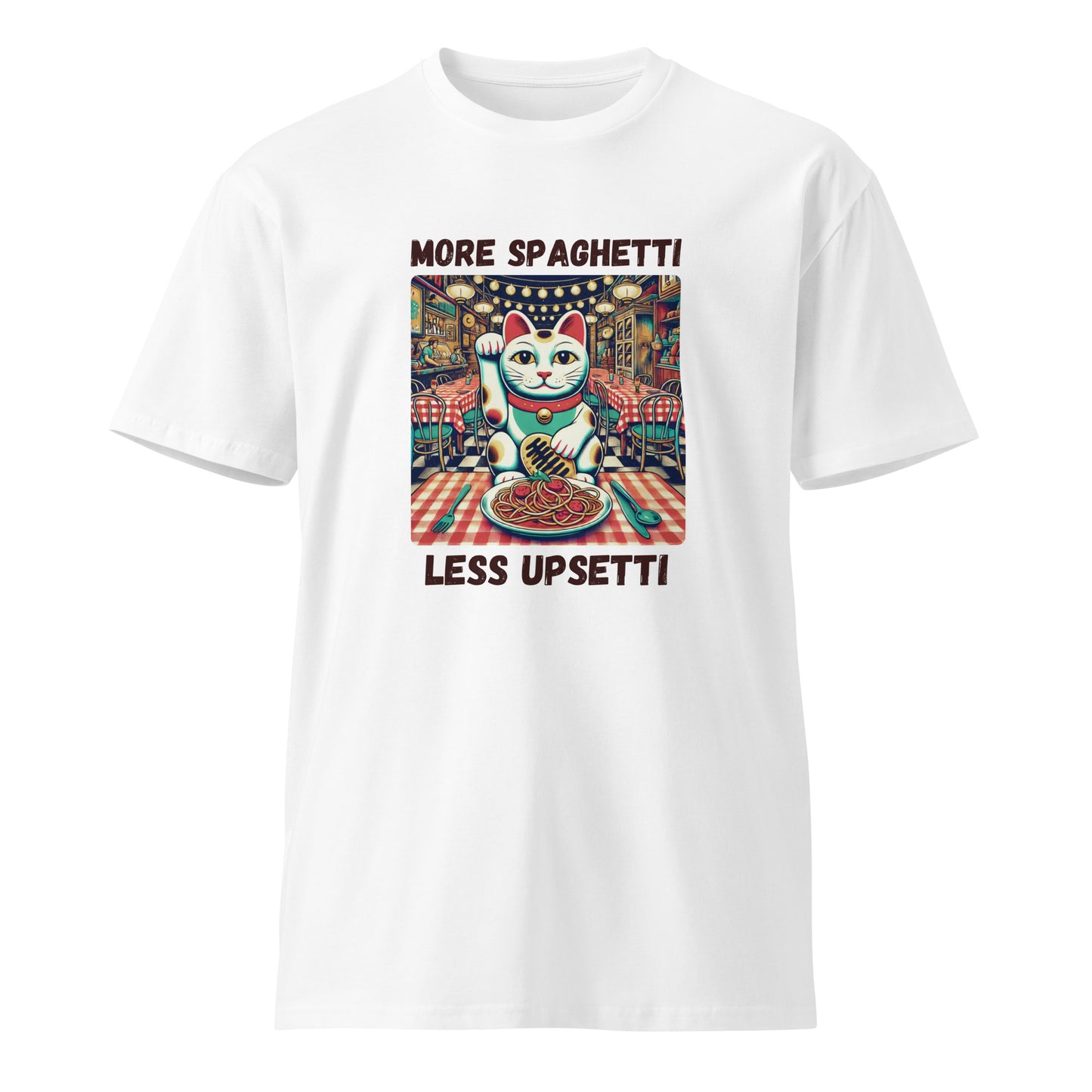 More Spaghetti Less Upsetti Premium Tee-T-Shirt-Bits of Aloha