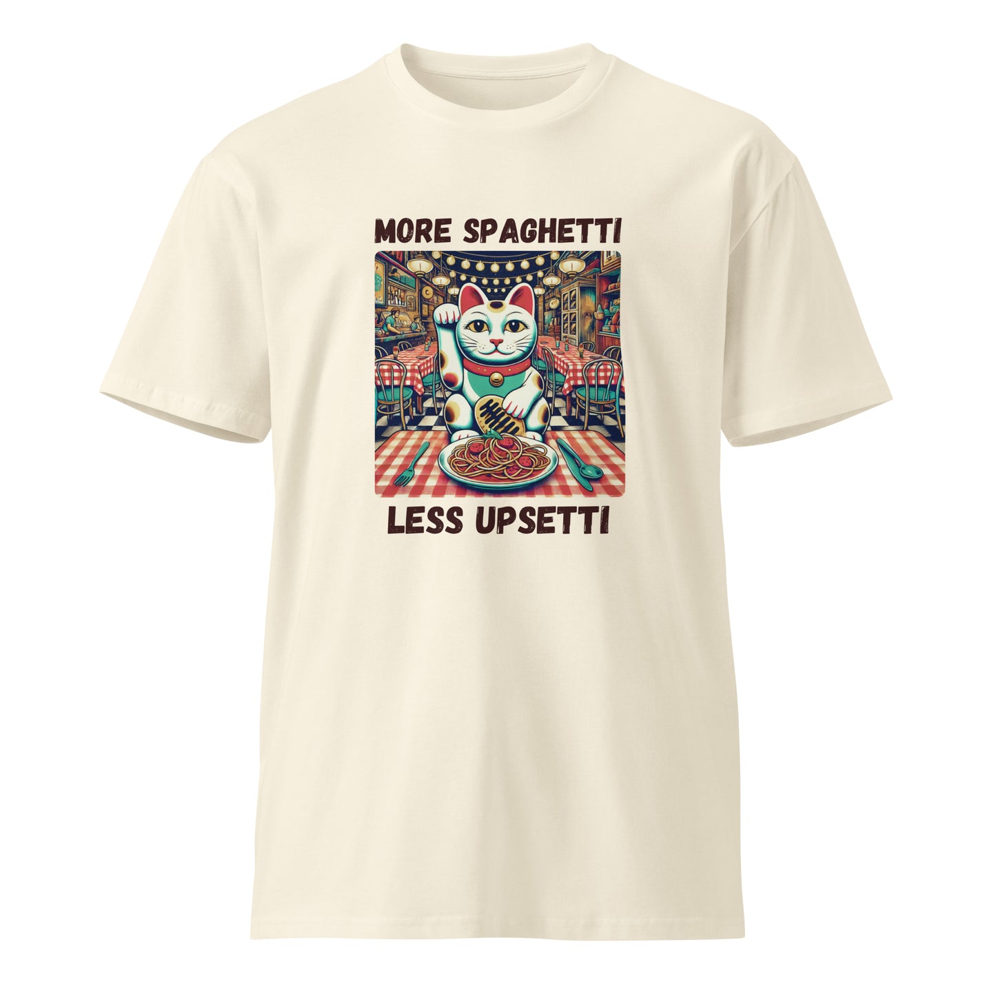 More Spaghetti Less Upsetti Premium Tee-T-Shirt-Bits of Aloha