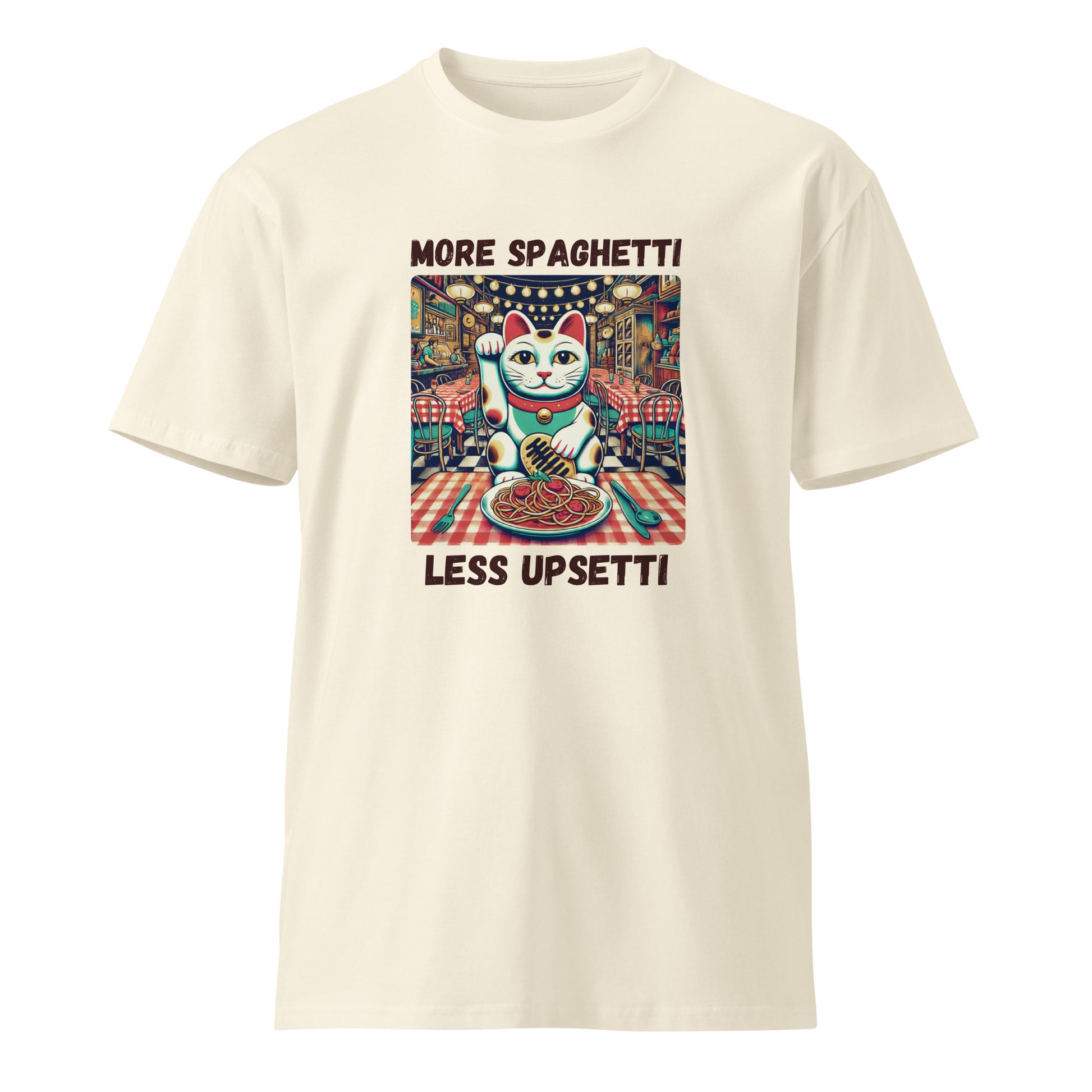 More Spaghetti Less Upsetti Premium Tee-T-Shirt-Bits of Aloha