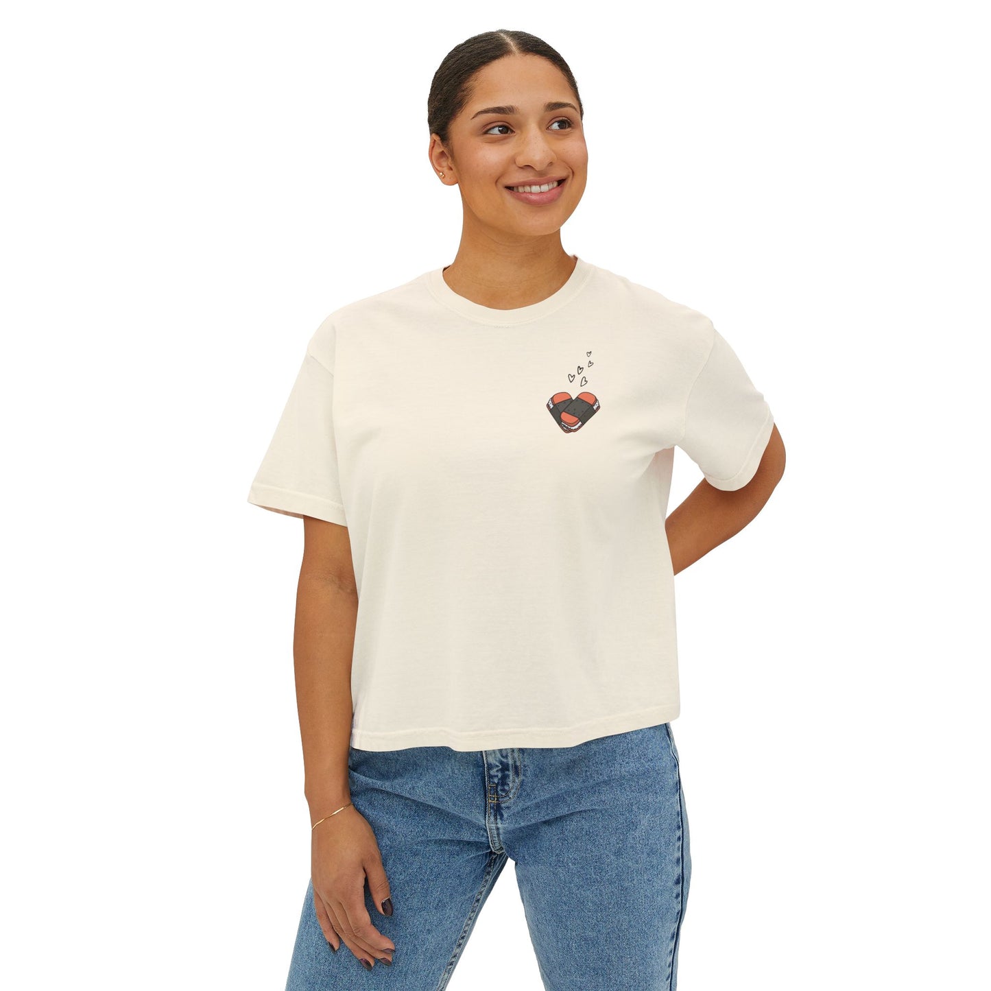 Musubi Lover Women's Premium Boxy Tee-T-Shirt-Bits of Aloha