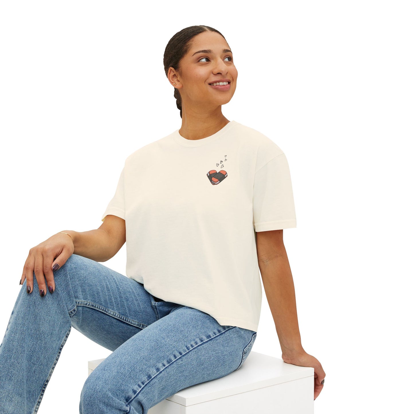 Musubi Lover Women's Premium Boxy Tee-T-Shirt-Bits of Aloha