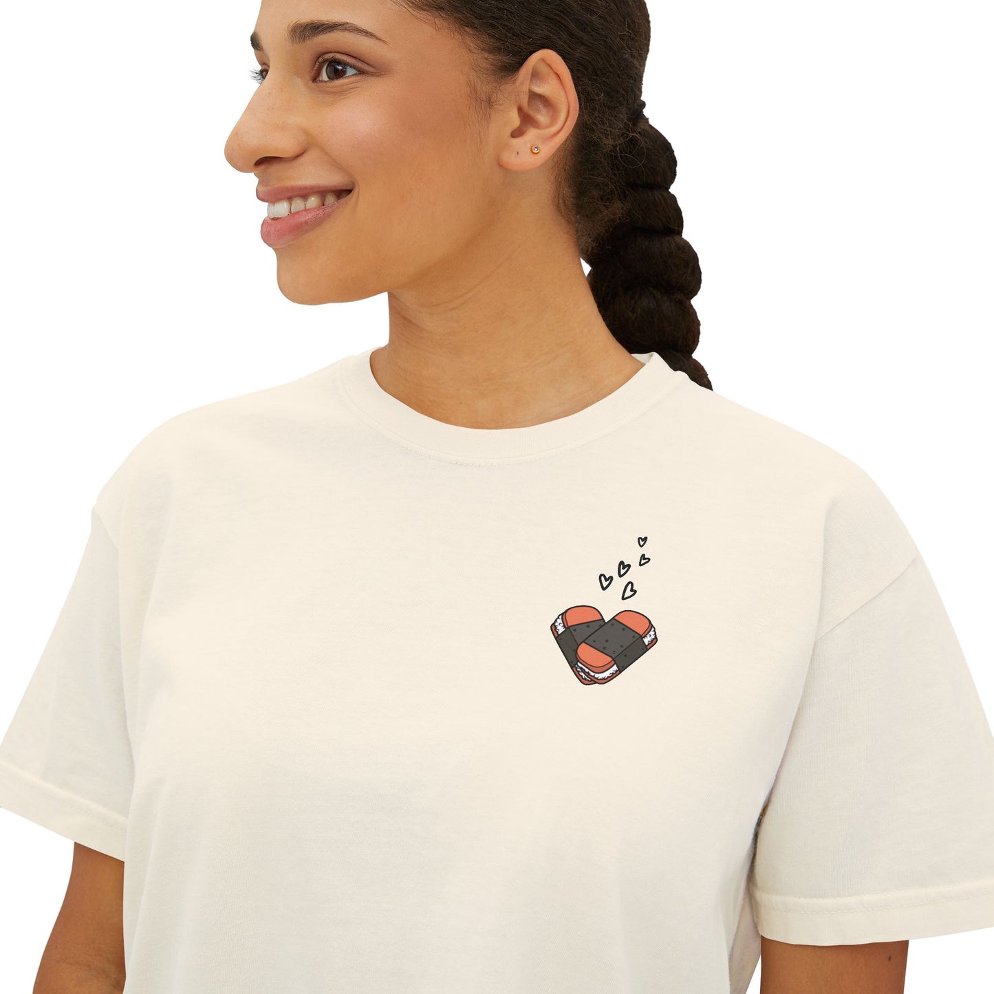 Musubi Lover Women's Premium Boxy Tee-T-Shirt-Bits of Aloha