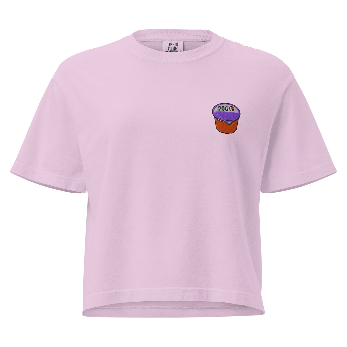 POG Juice Embroidered Boxy T-Shirt – Hawaiian Airlines-Inspired Tee-T-Shirt-Bits of Aloha